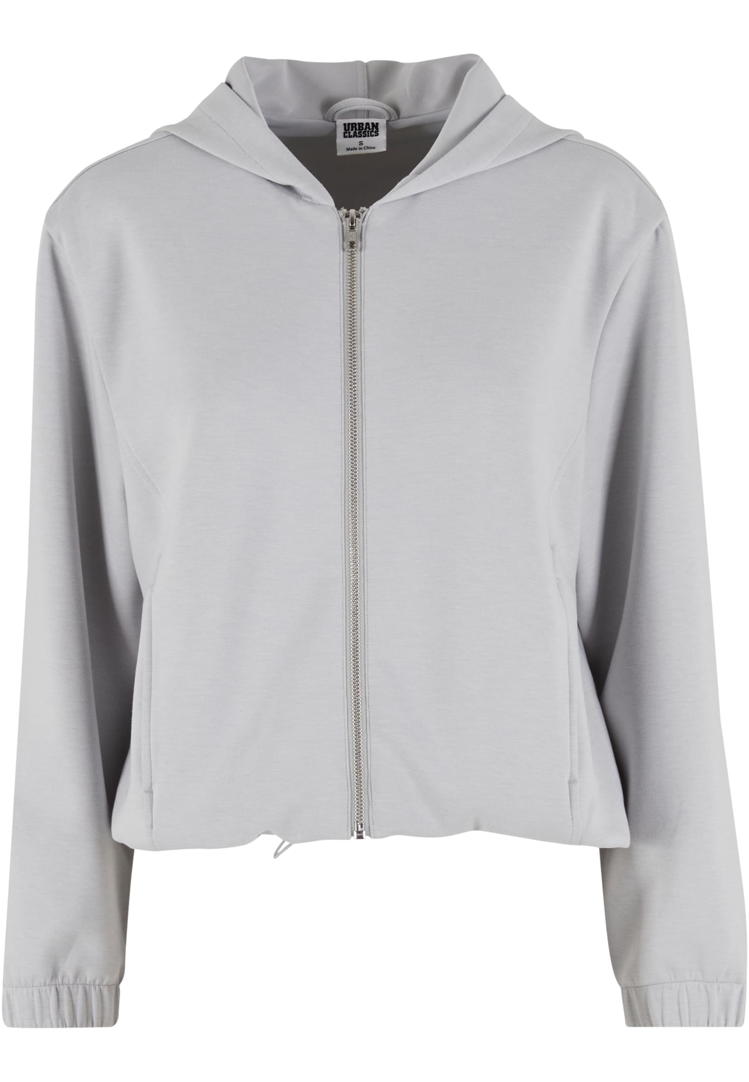 UC Ladies Felpa con cappuccio Scuba Zip lightasphalt