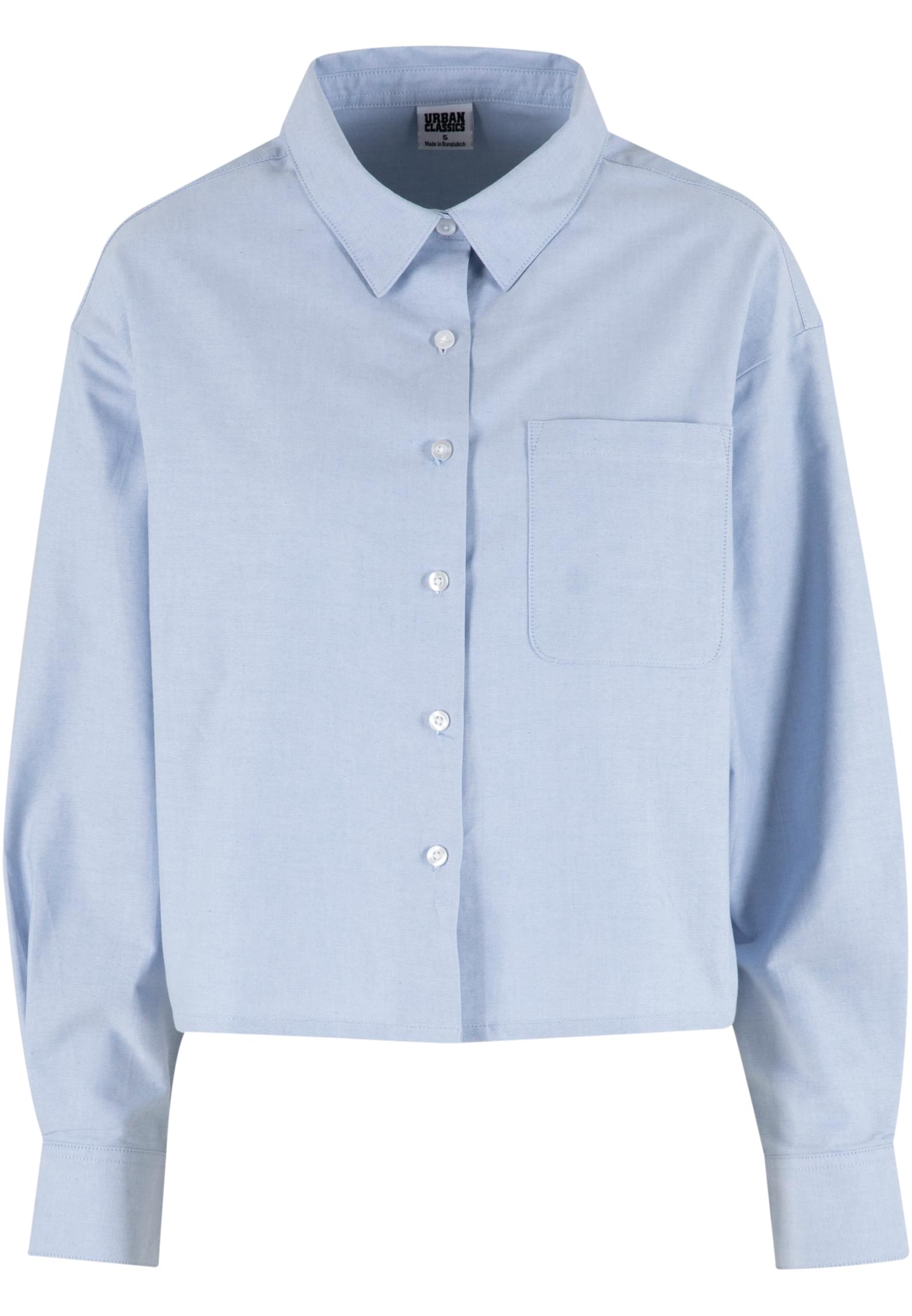 UC Ladies Camicia Short Oxford lighthorizonblue