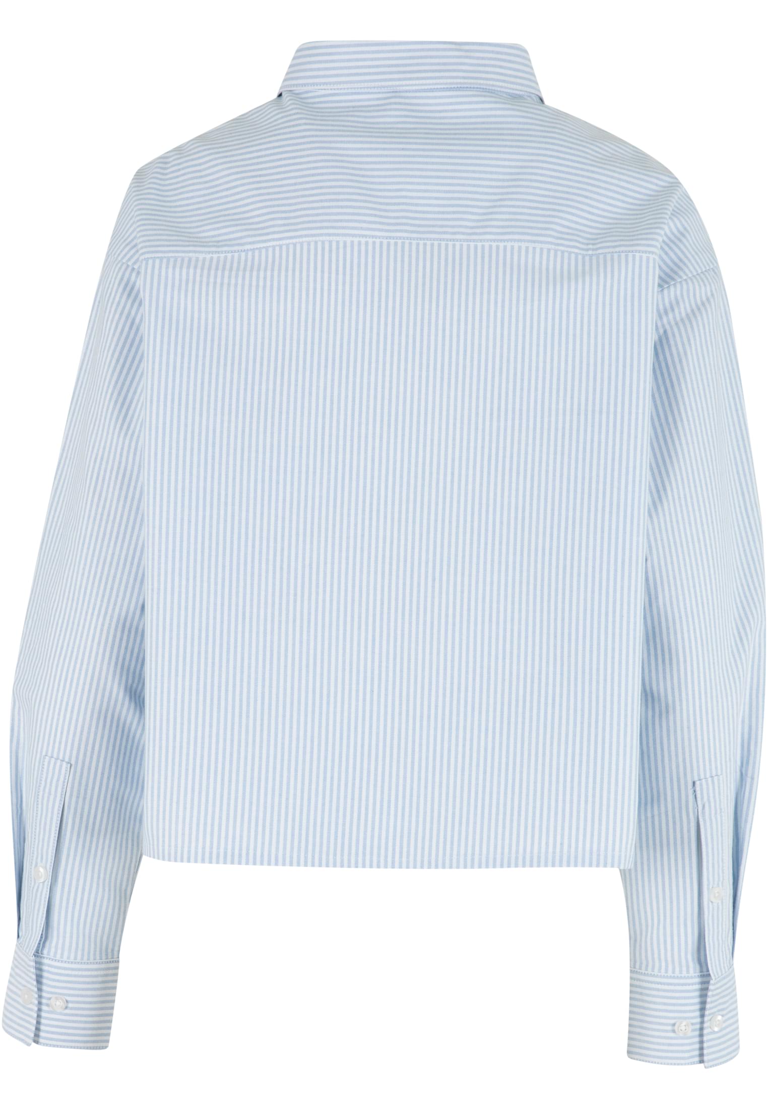 UC Ladies Camicia Striped Short Oxford lighthorizonblue/white