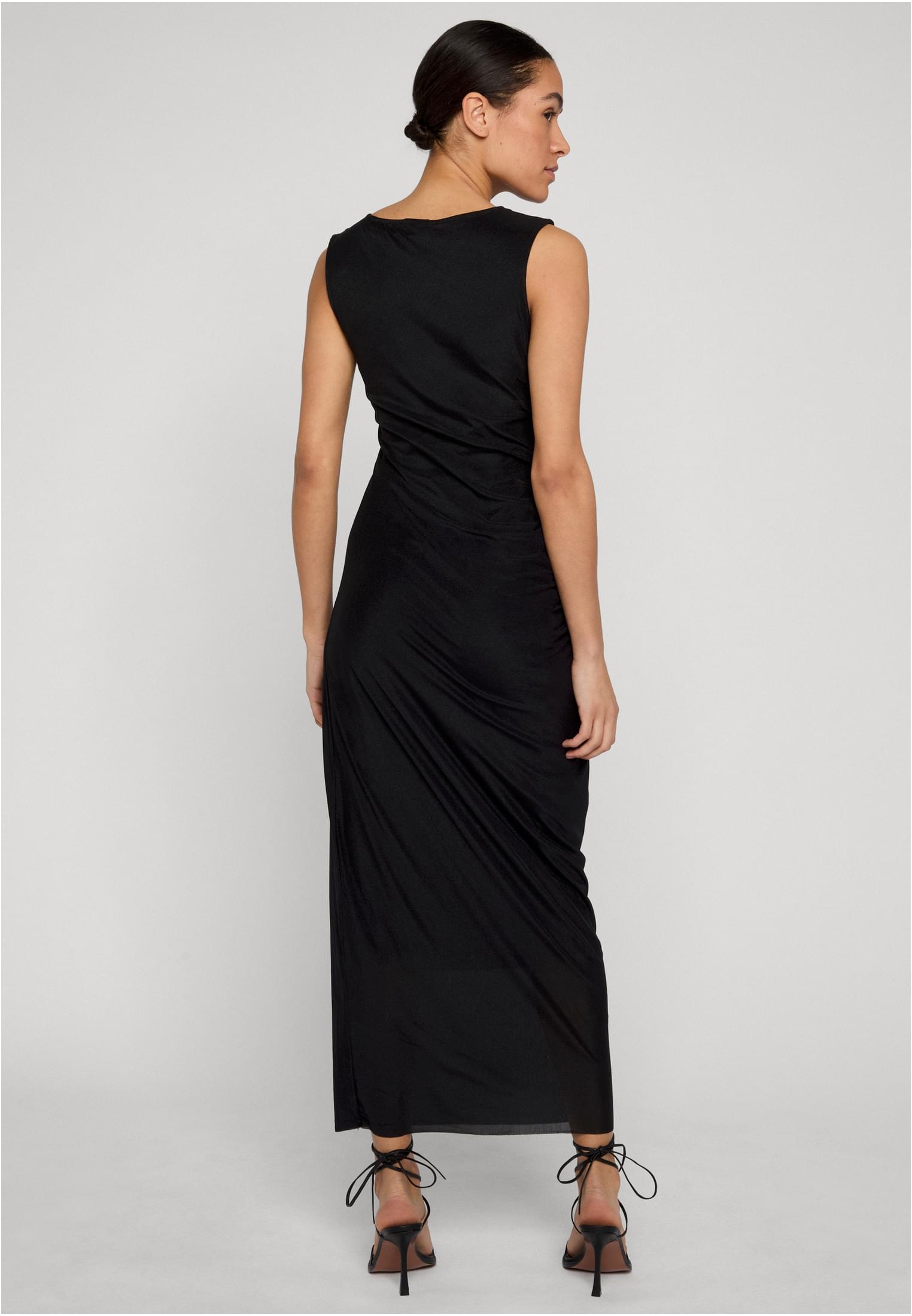 Urban Classics Abito Long Ruffled Mesh