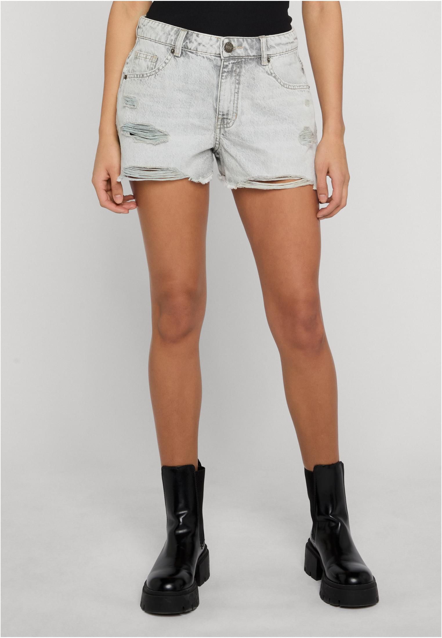 UC Ladies Pantaloncini Destroyed washed