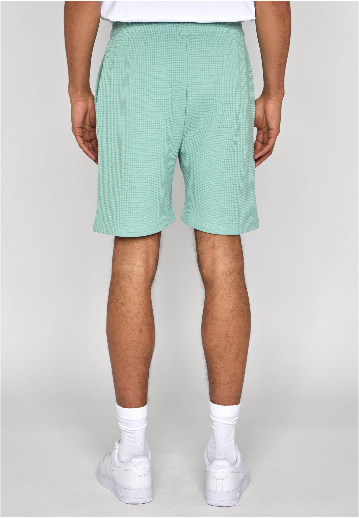 Urban Classics Pantaloncini Thermal Waffle frostmint