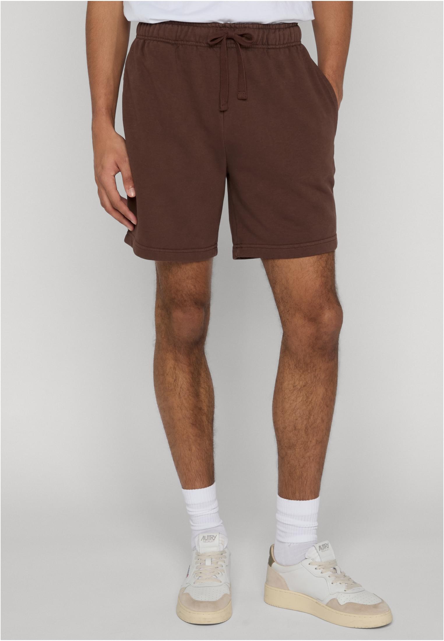 Urban Classics Pantaloncini Heavy Washed chocolatebrown