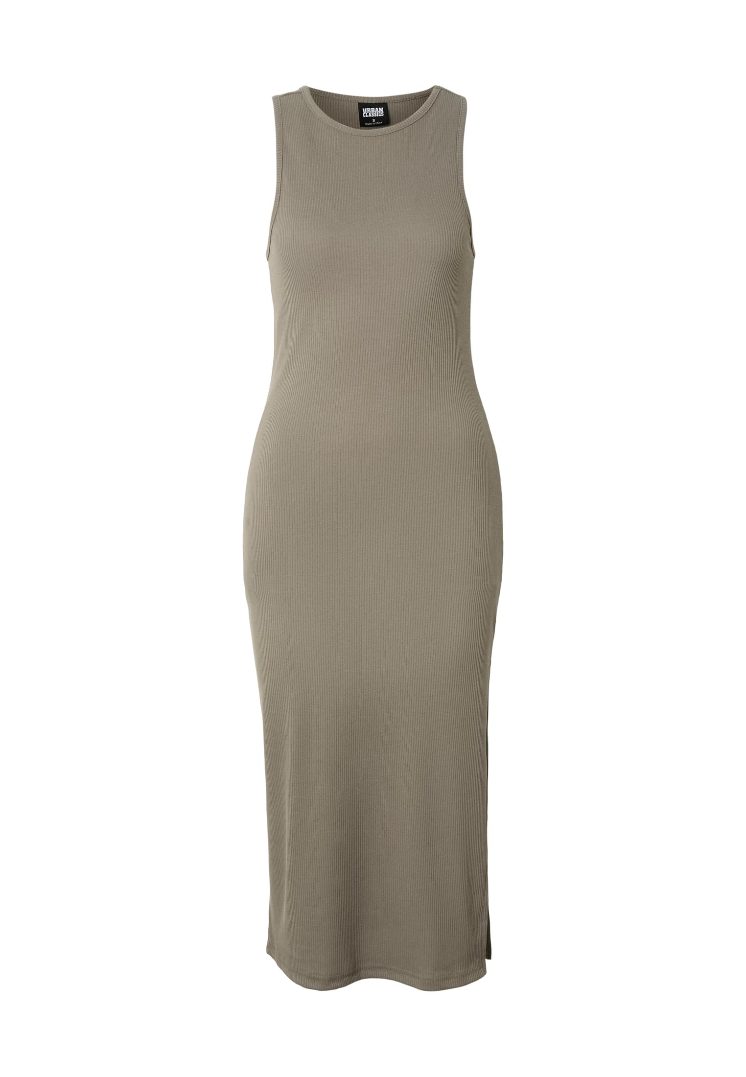 UC Ladies Abito Long Racerback Rib paleolive