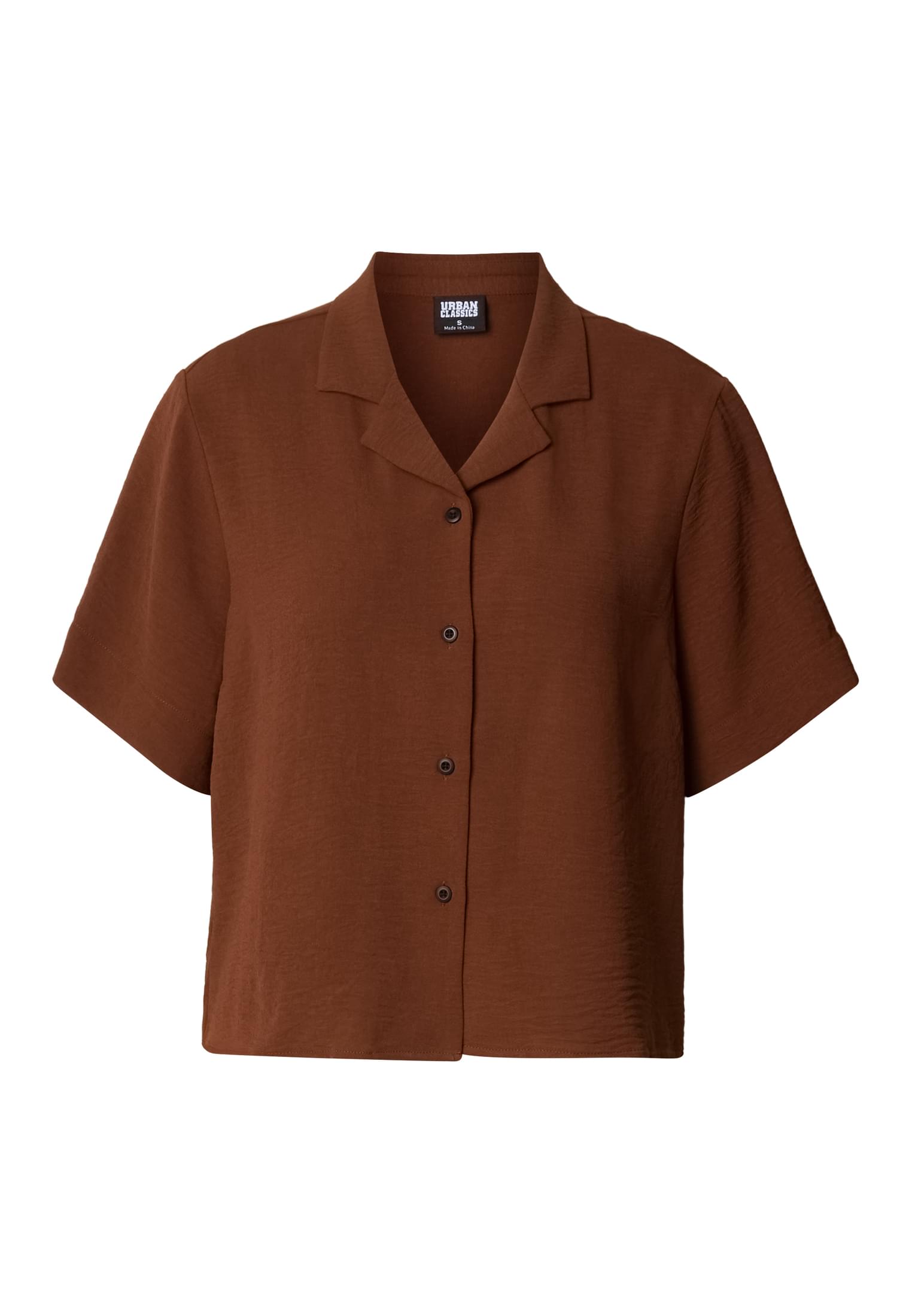UC Ladies Camicia Structured Resort cinnamonbrown