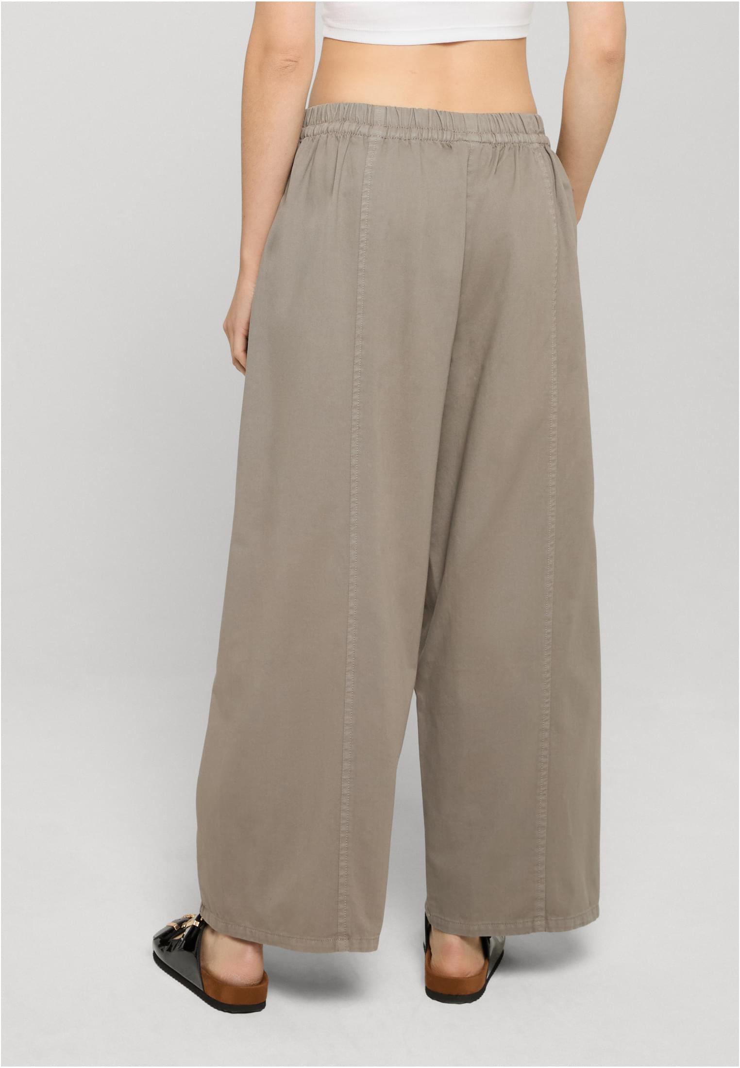 Urban Classics Pantaloni Barrel Cropped Cotton cloud