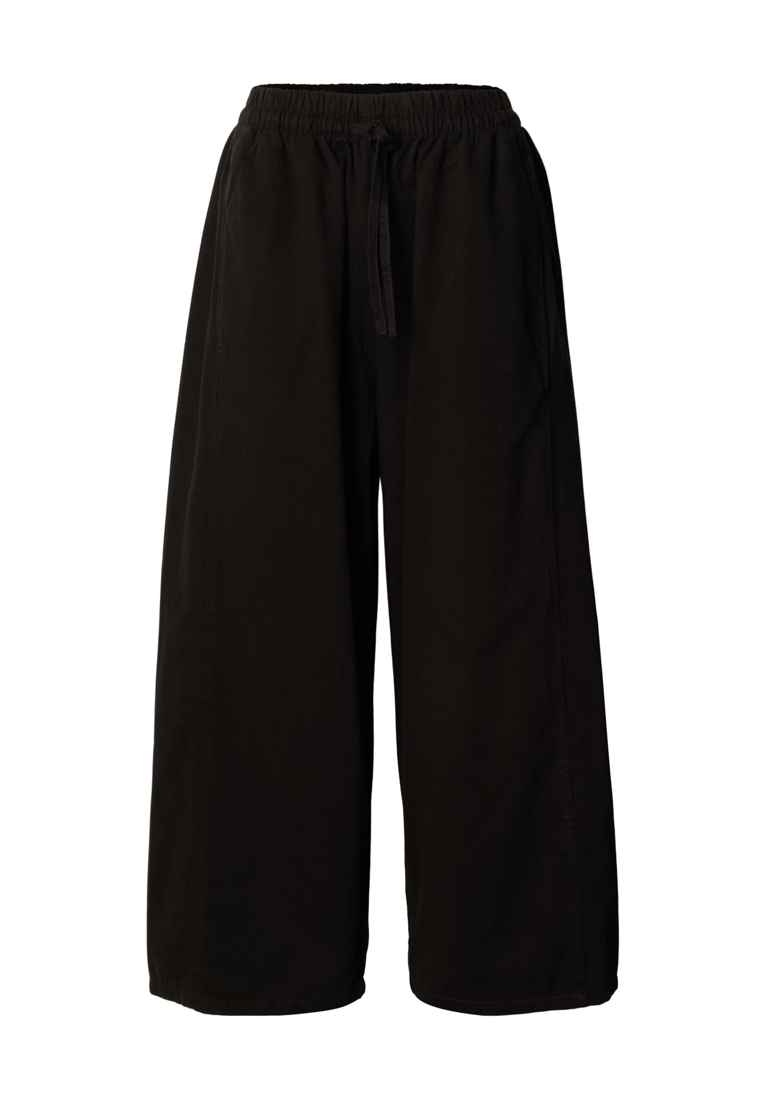Urban Classics Pantaloni Barrel Cropped Cotton