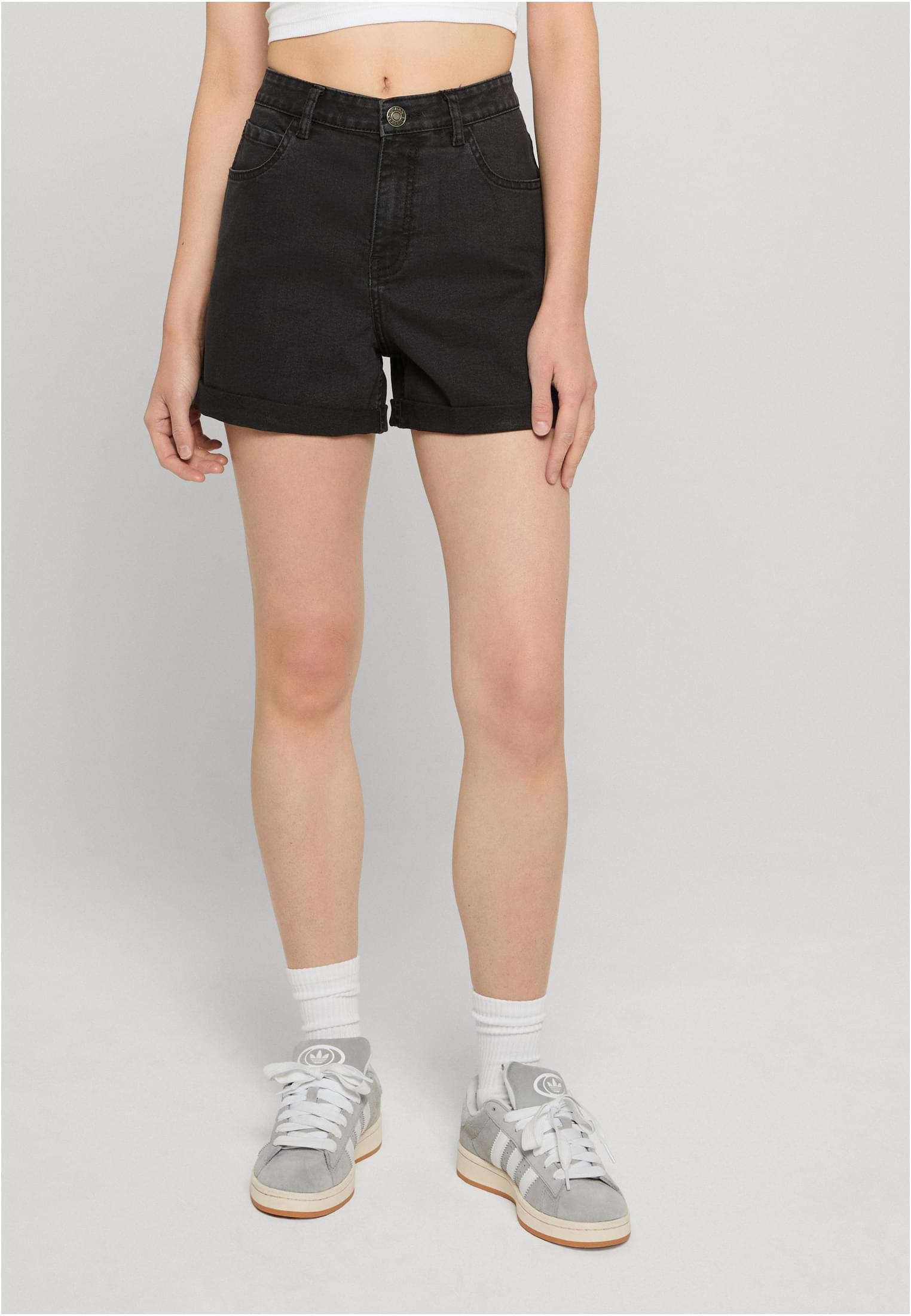 UC Ladies Pantaloncini High Waist washed
