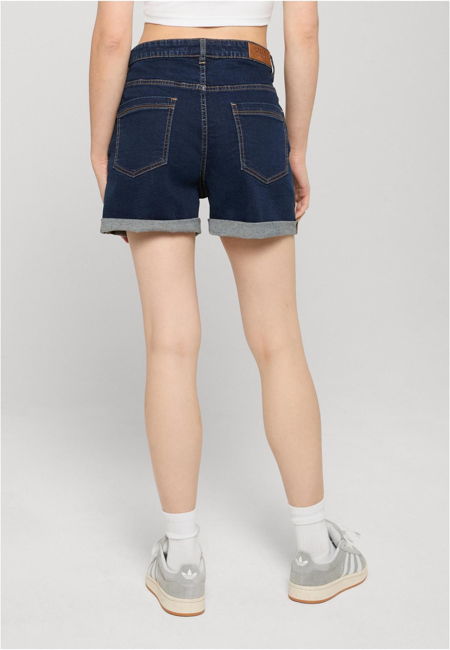 UC Ladies Pantaloncini High Waist washed