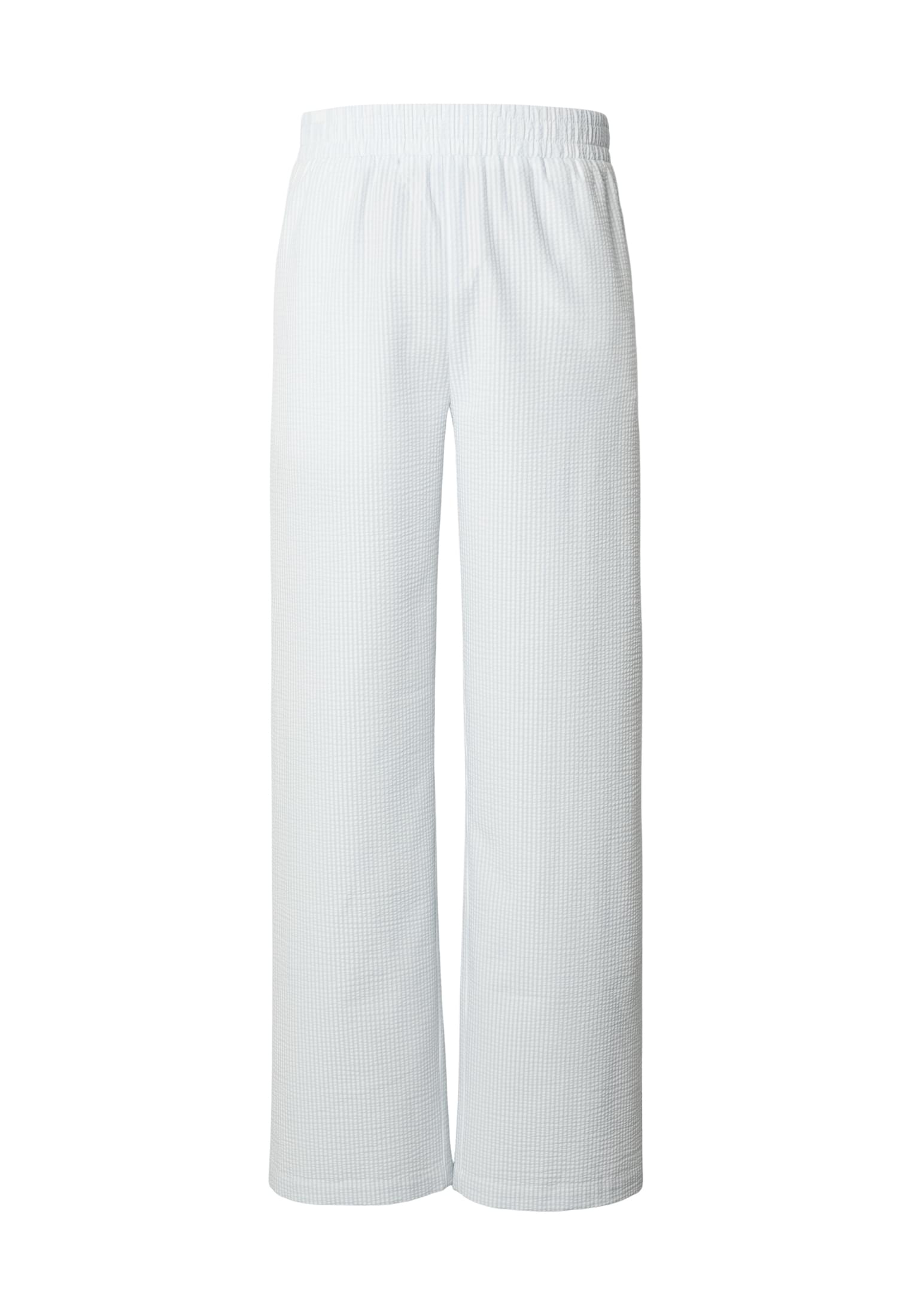 Urban Classics Pantaloni Seersucker Beach freezeblue/white
