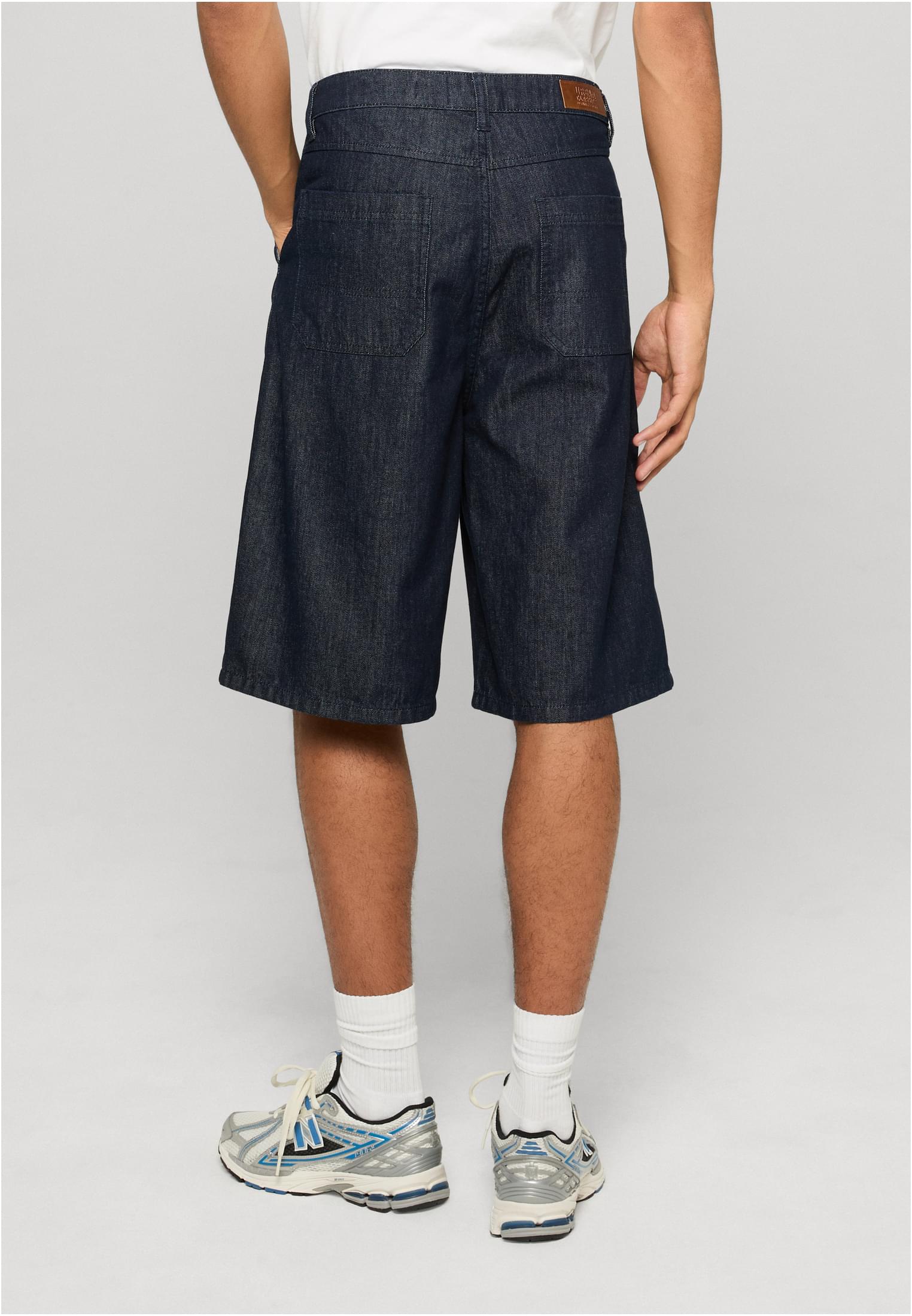 UC Men Pantaloncini Pleated new mid washed