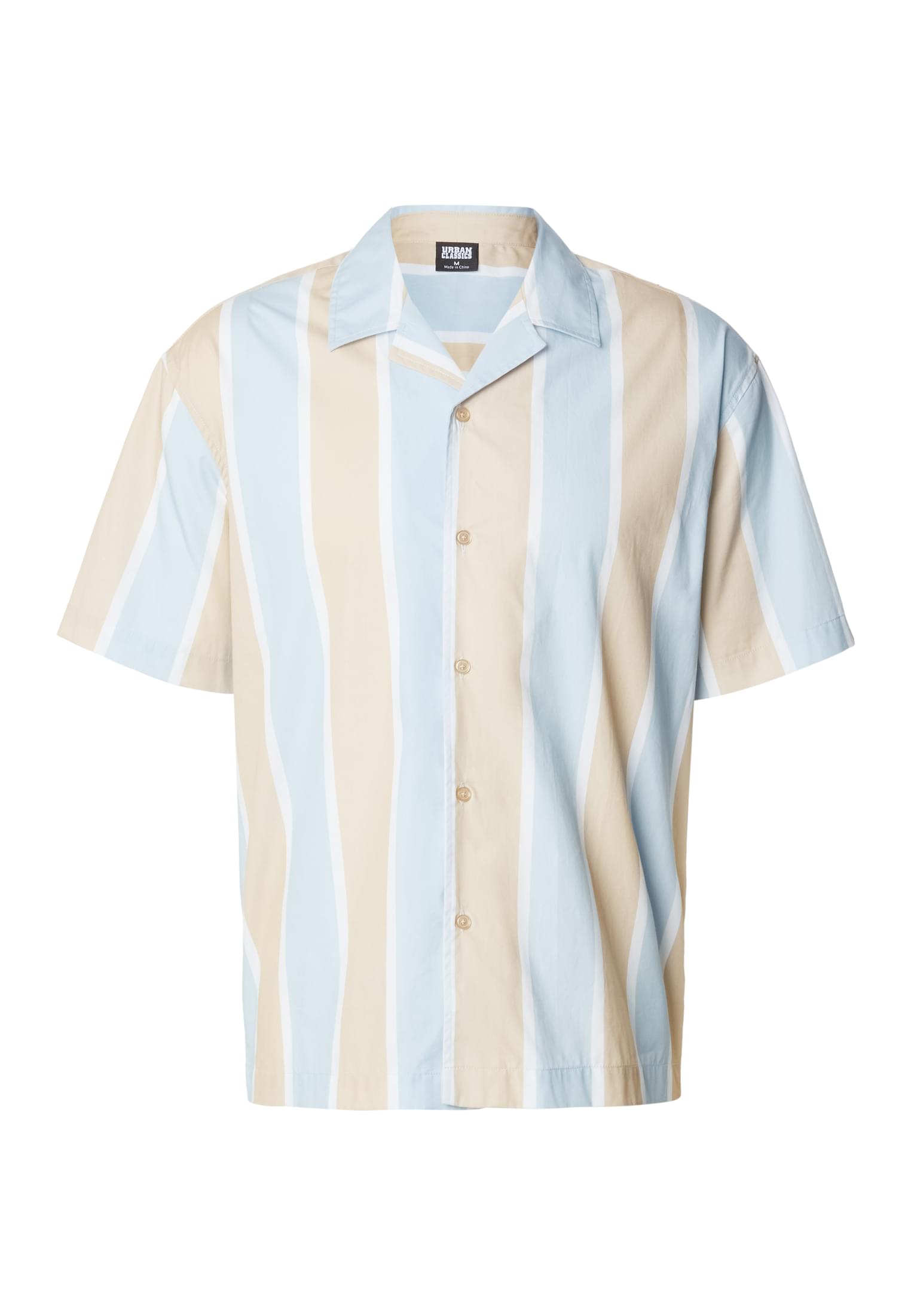 UC Men Camicia Summer Stripe Resort wetsand/freezeblue