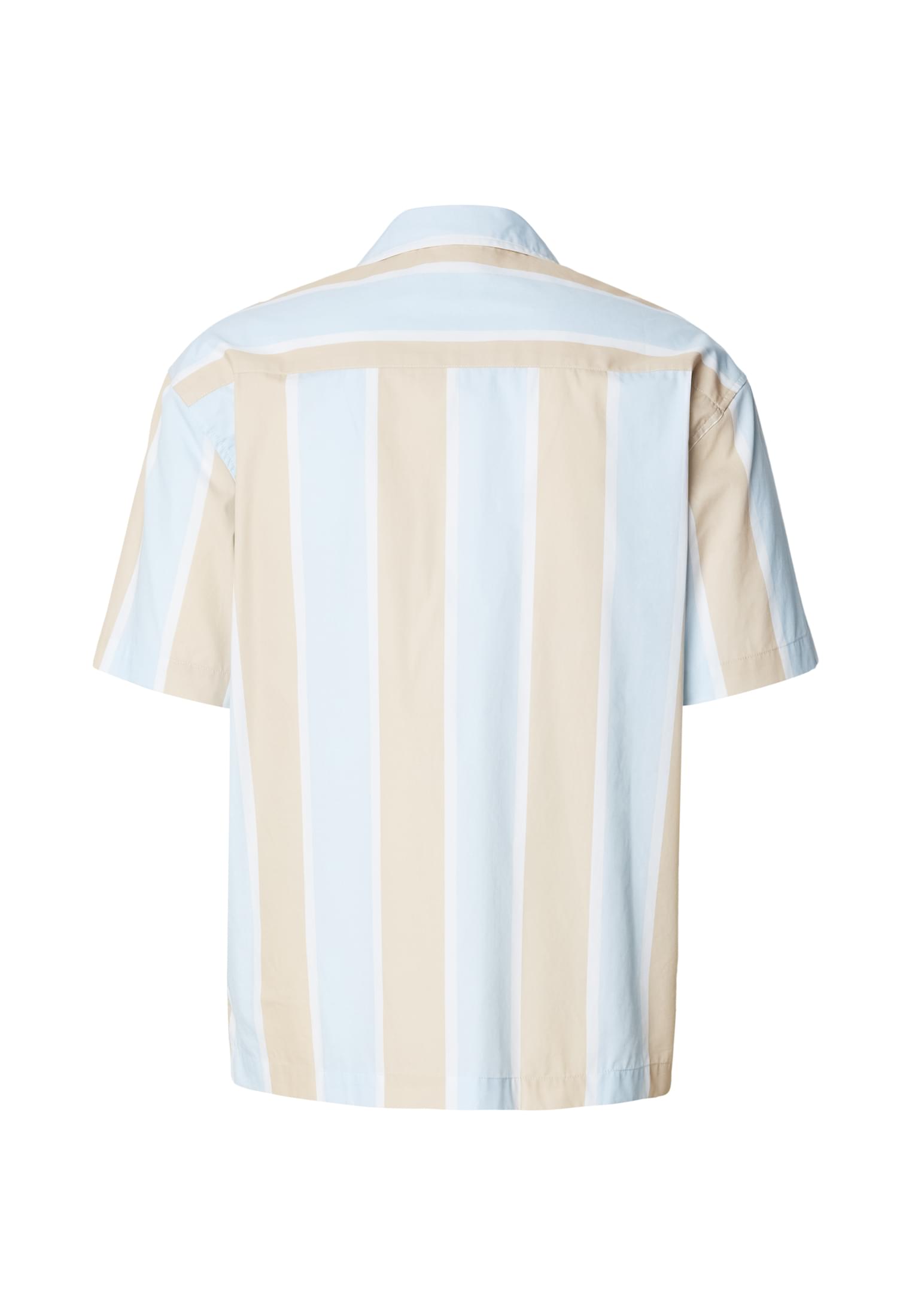 UC Men Camicia Summer Stripe Resort wetsand/freezeblue