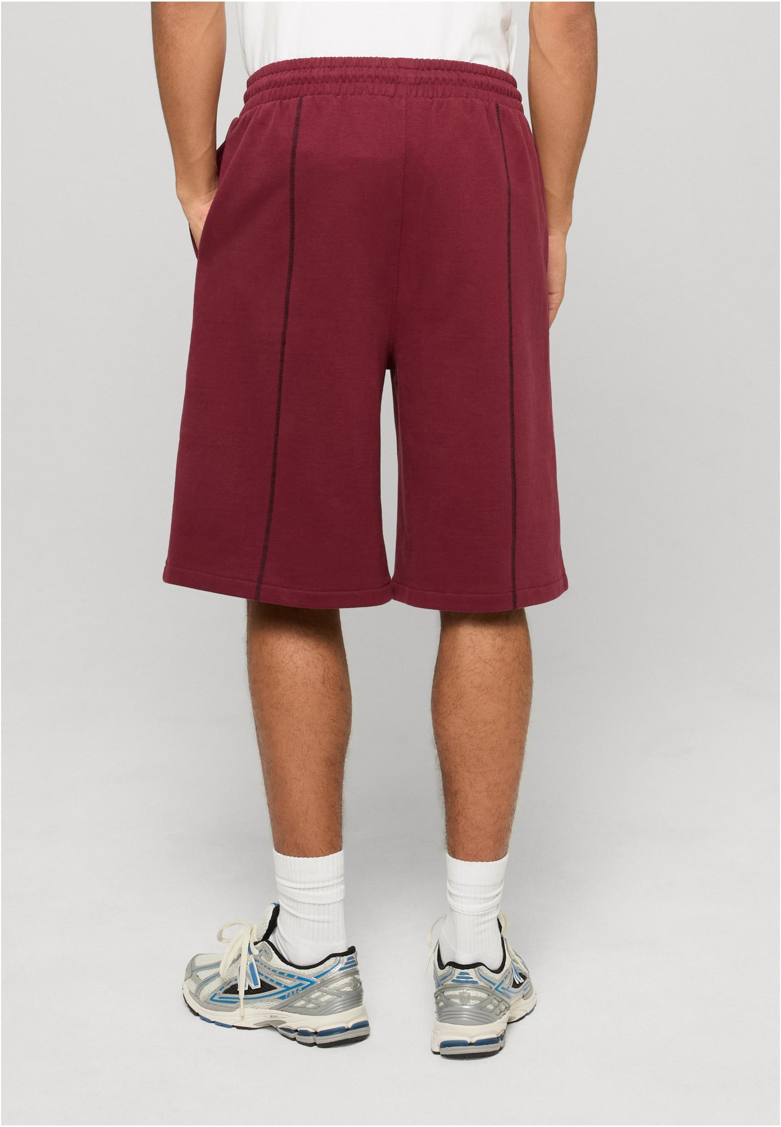Urban Classics Pantaloncini Contrast Seam Peached Bermuda darkbrickred