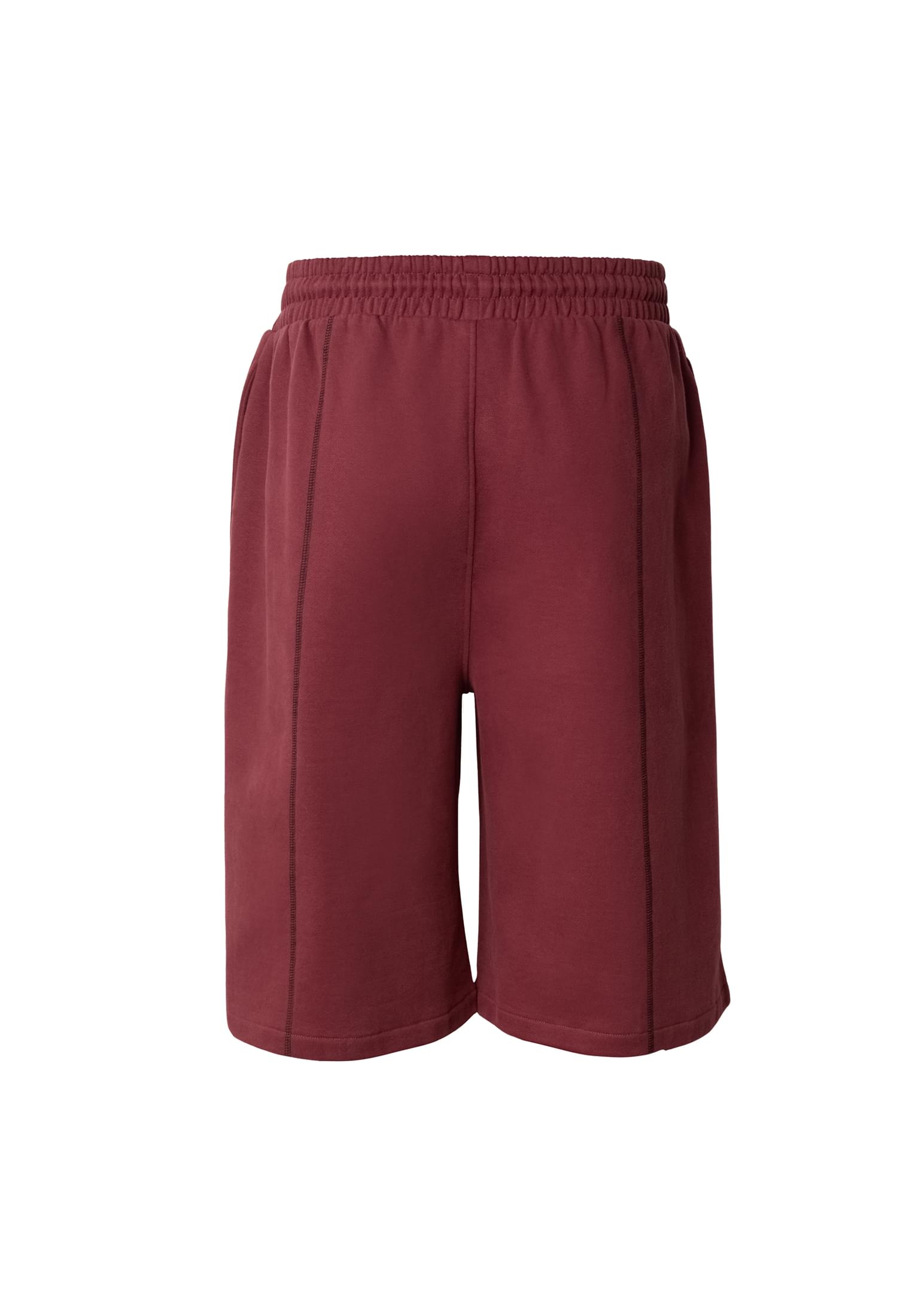 Urban Classics Pantaloncini Contrast Seam Peached Bermuda darkbrickred