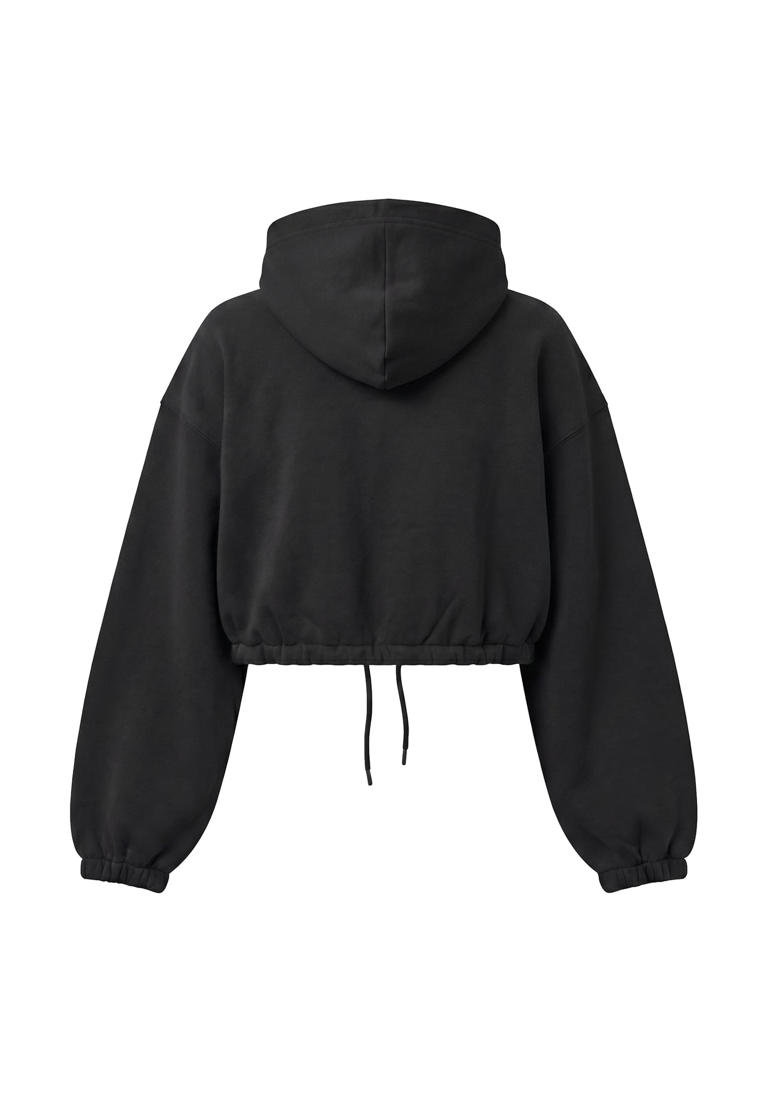 Urban Classics Felpa con cappuccio Fluffy Cropped Zip