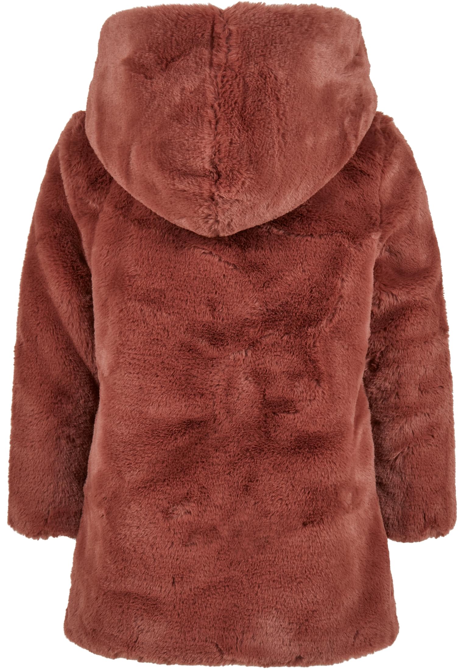 Hooded Coat-UCK2375 Girls Teddy