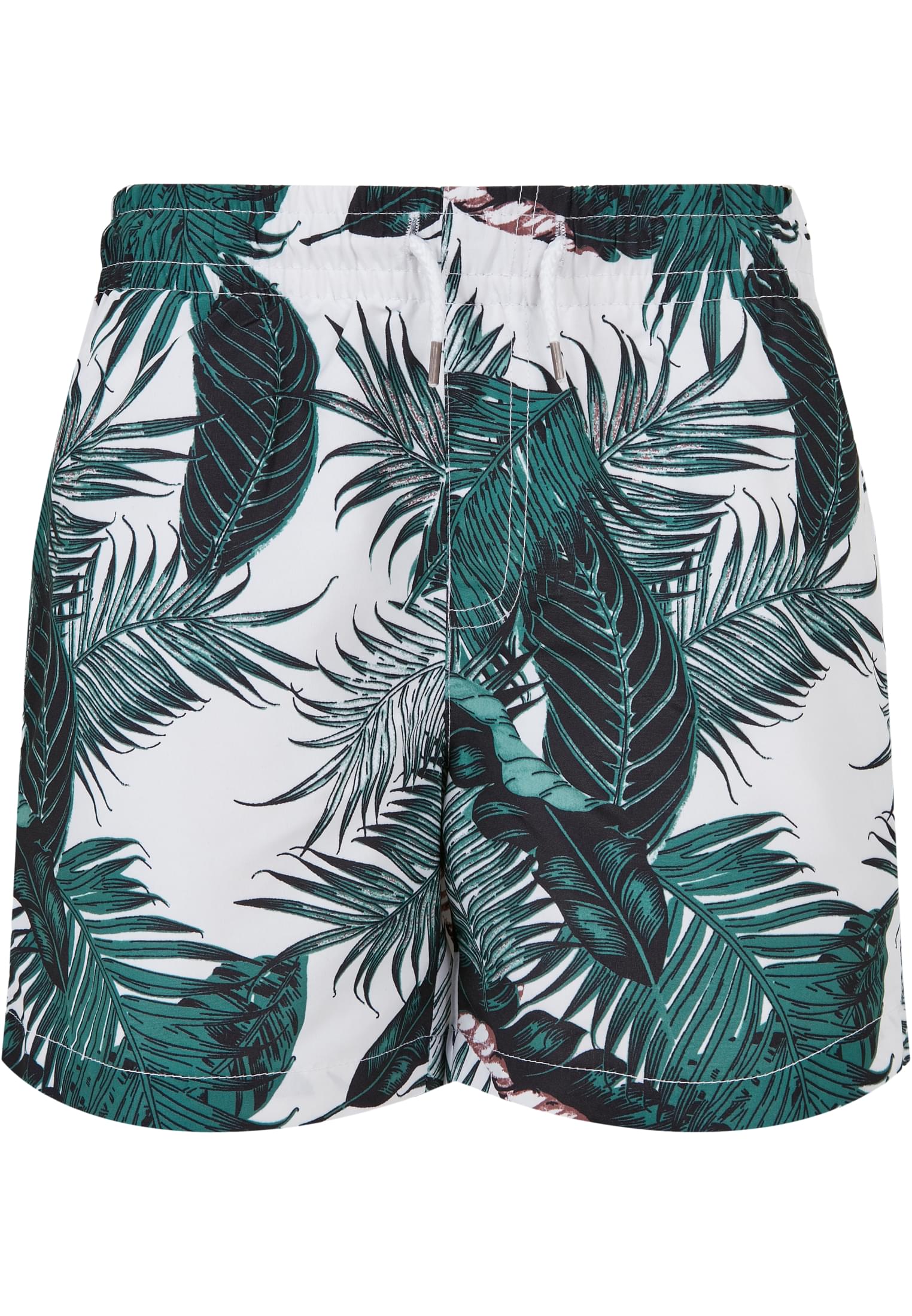 Urban Classics Pantaloncini Pattern Swim palm leaves aop