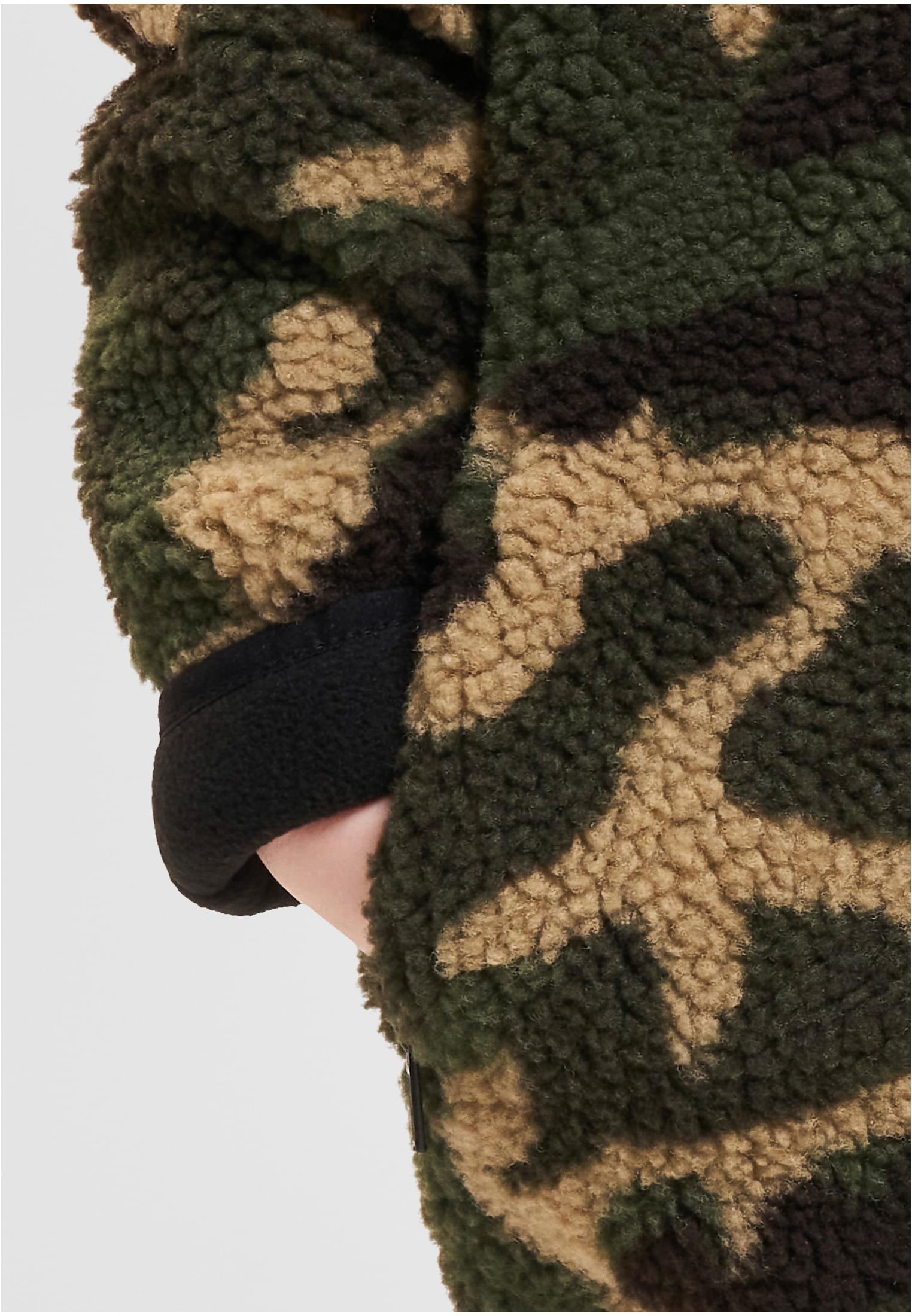 Urban Classics Kids Giacca Sherpa woodcamo