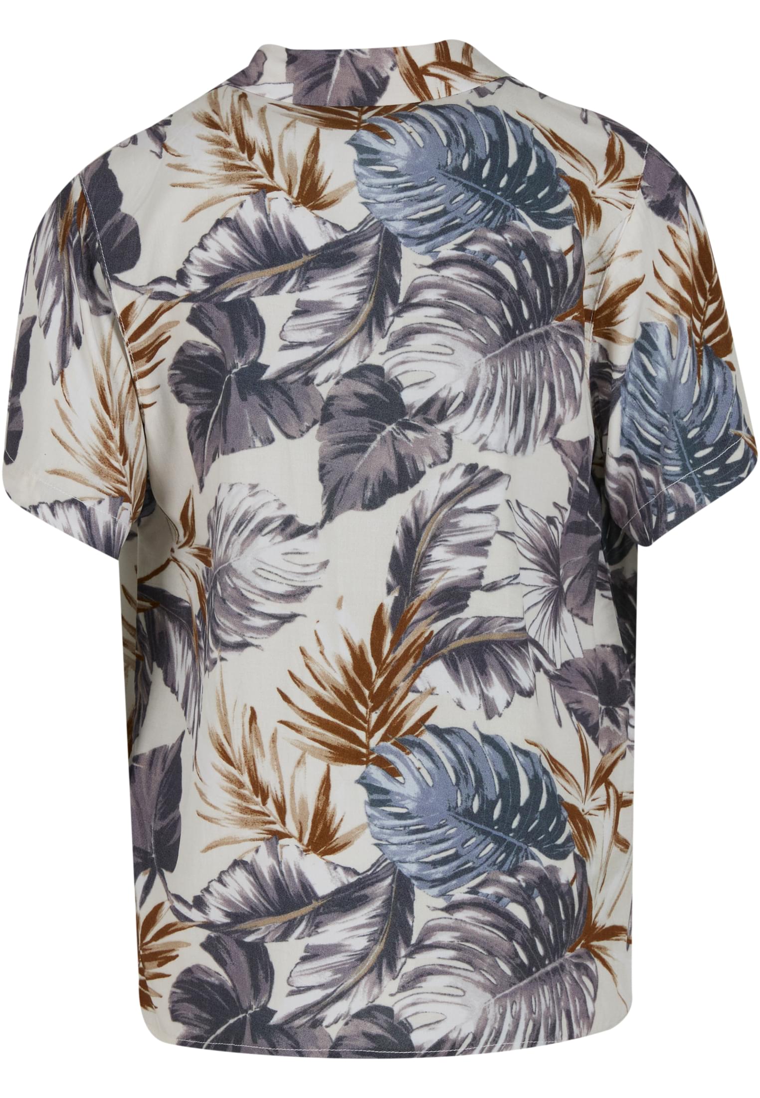 Urban Classics Kids Camicia Viscose AOP Resort blueleaves
