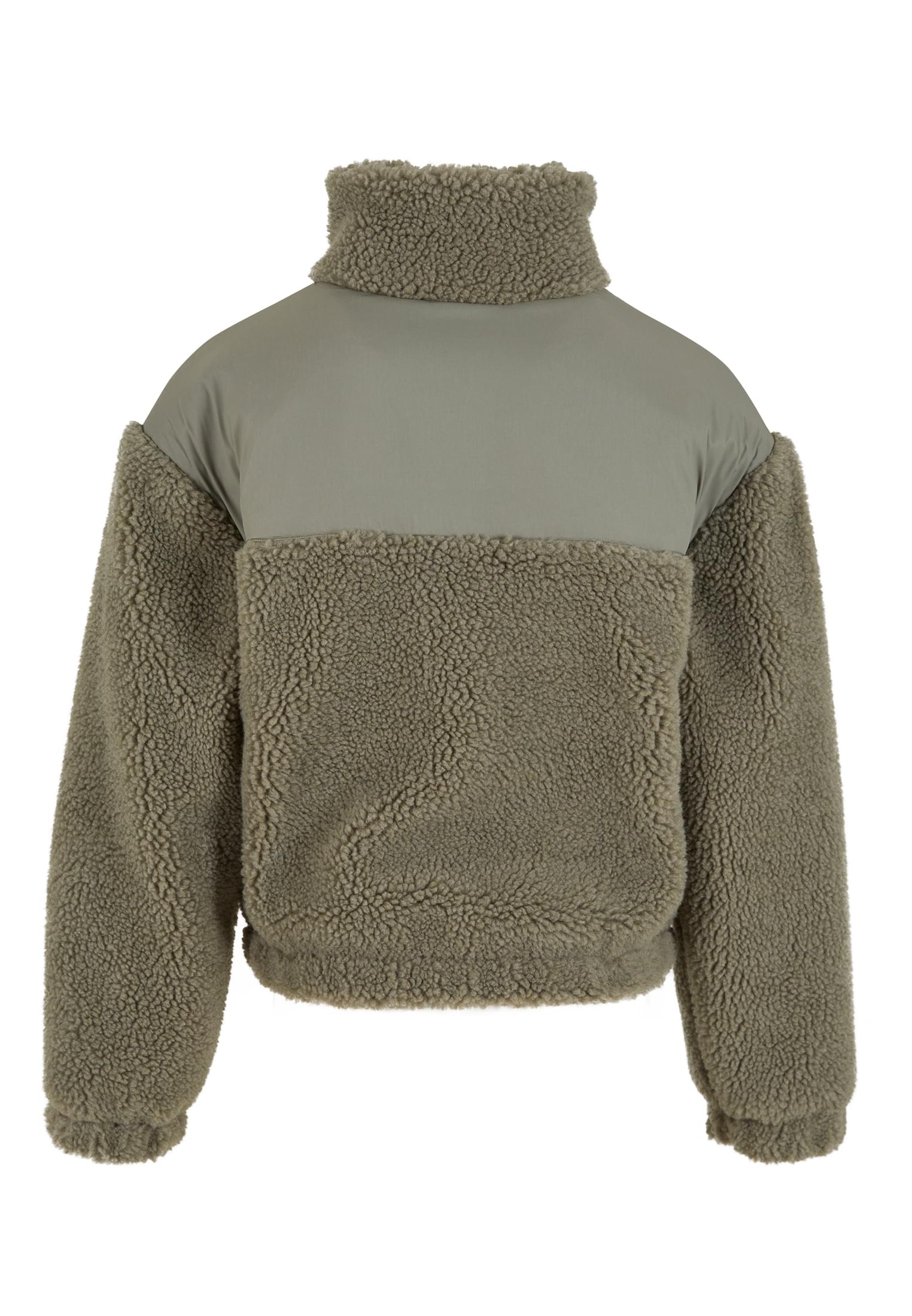 Urban Classics Kids Giacca Sherpa Mix palegreen