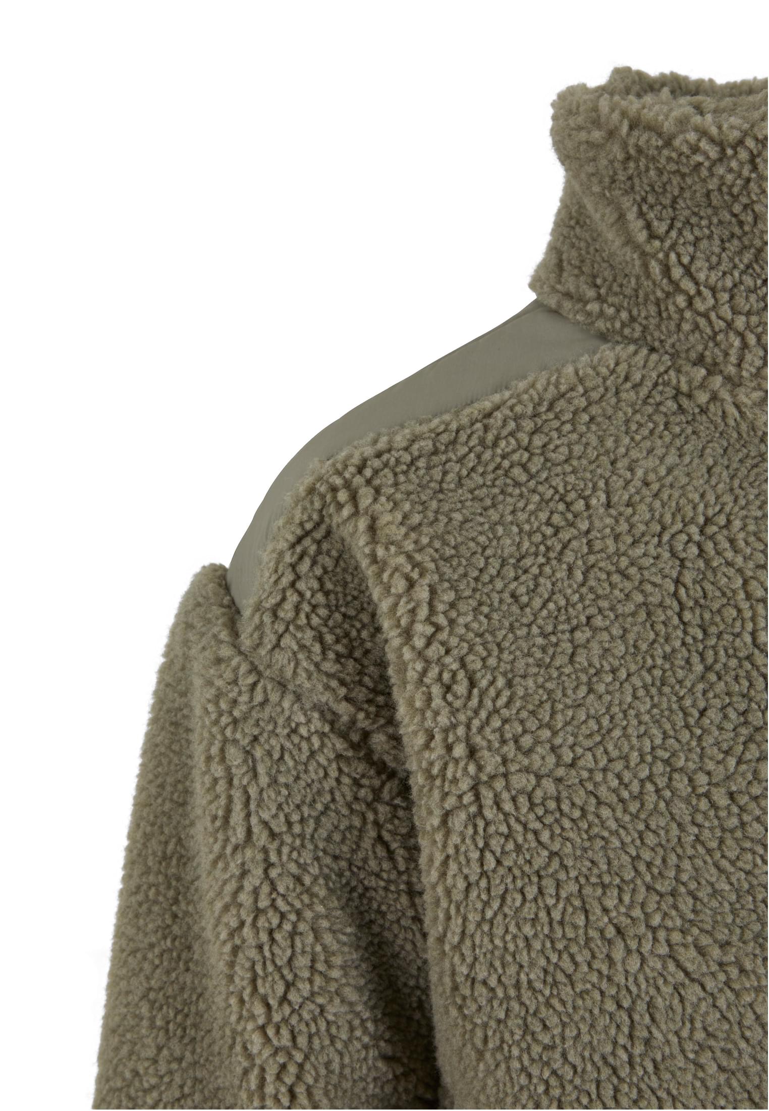 Urban Classics Kids Giacca Sherpa Mix palegreen