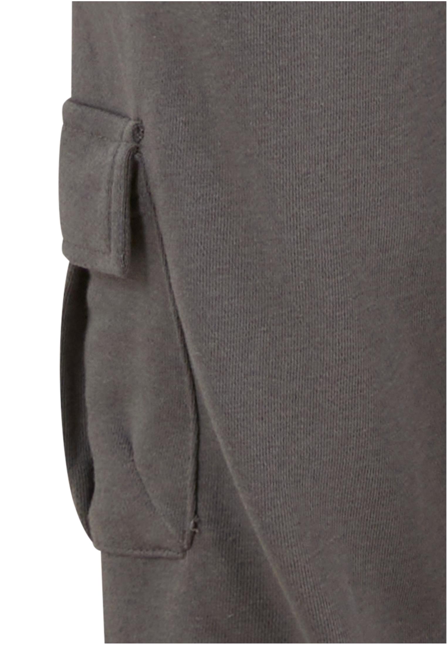 Urban Classics Pantaloni della tuta Light Terry Wide Cargo asphalt