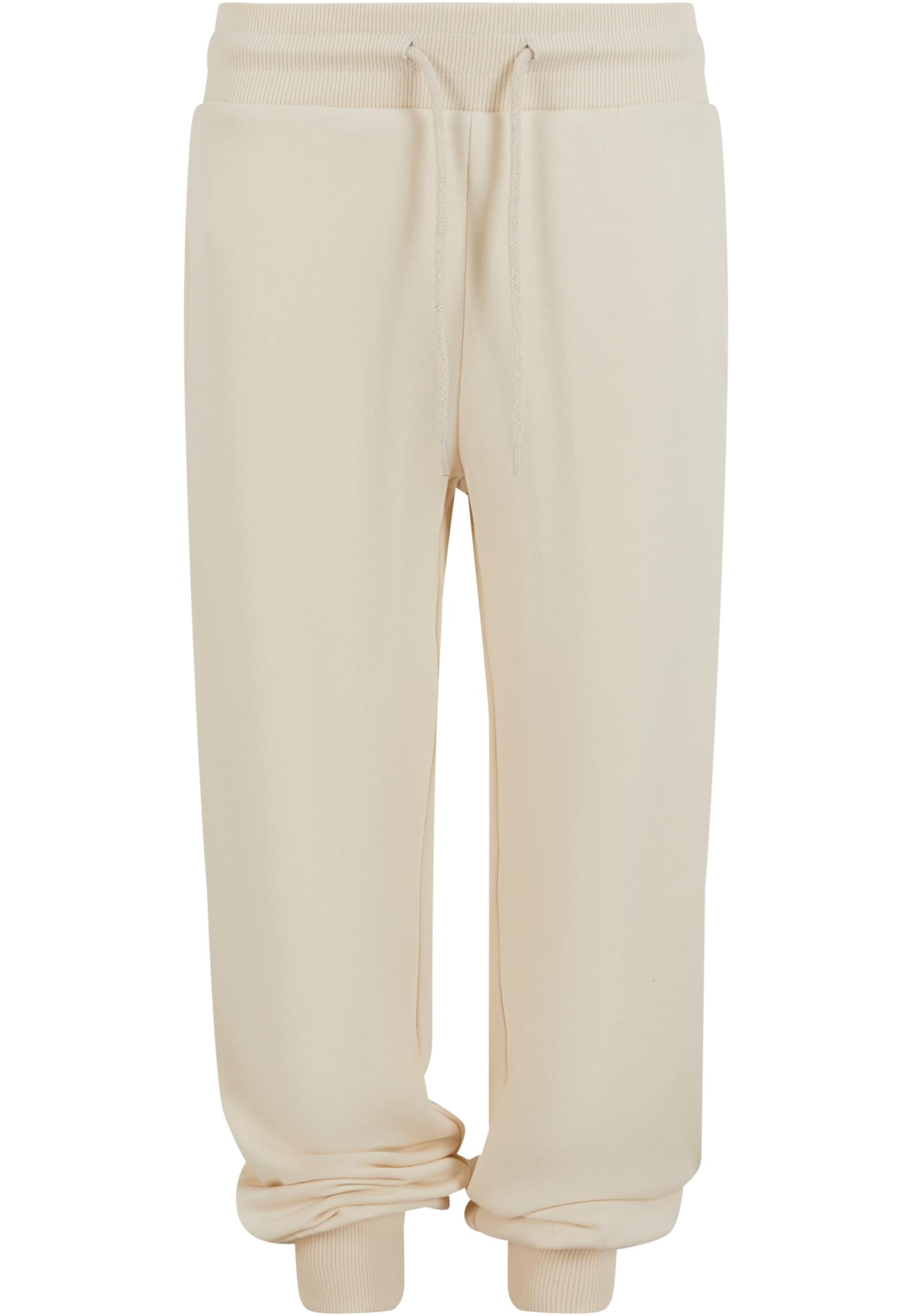 Urban Classics Kids Pantaloni della tuta Light Terry Basic whitesand