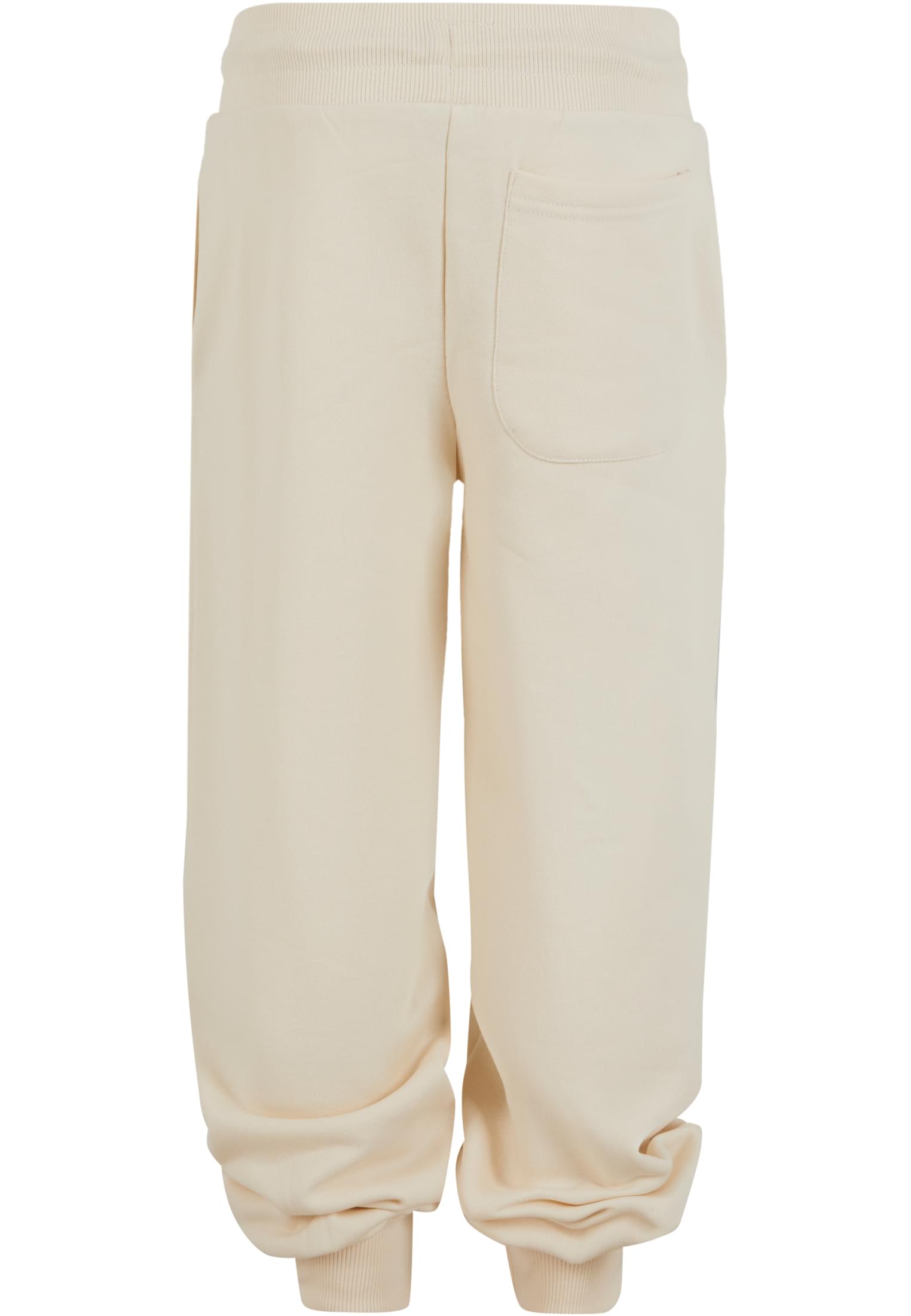 Urban Classics Kids Pantaloni della tuta Light Terry Basic whitesand