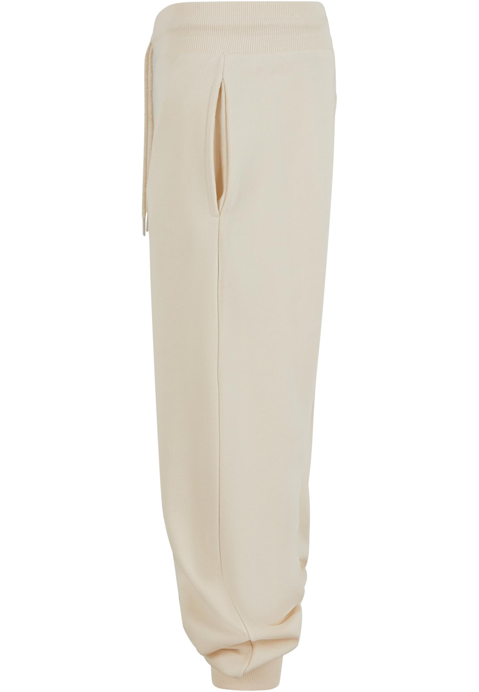 Urban Classics Kids Pantaloni della tuta Light Terry Basic whitesand