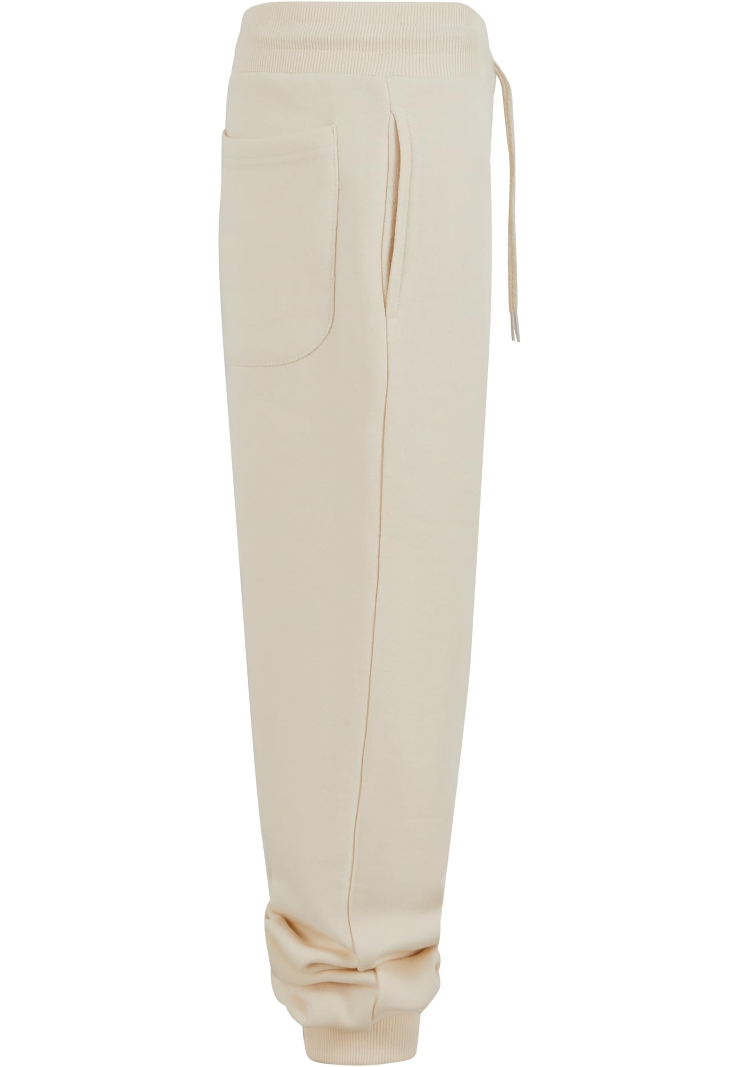 Urban Classics Kids Pantaloni della tuta Light Terry Basic whitesand