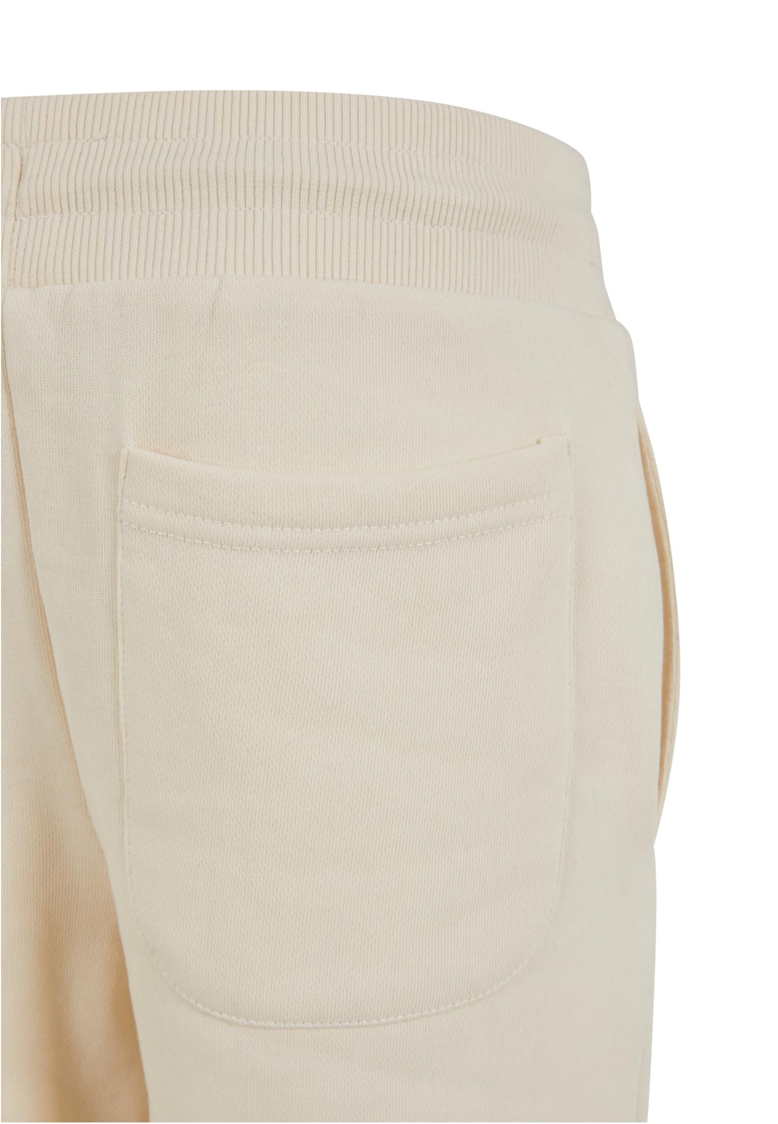 Urban Classics Kids Pantaloni della tuta Light Terry Basic whitesand