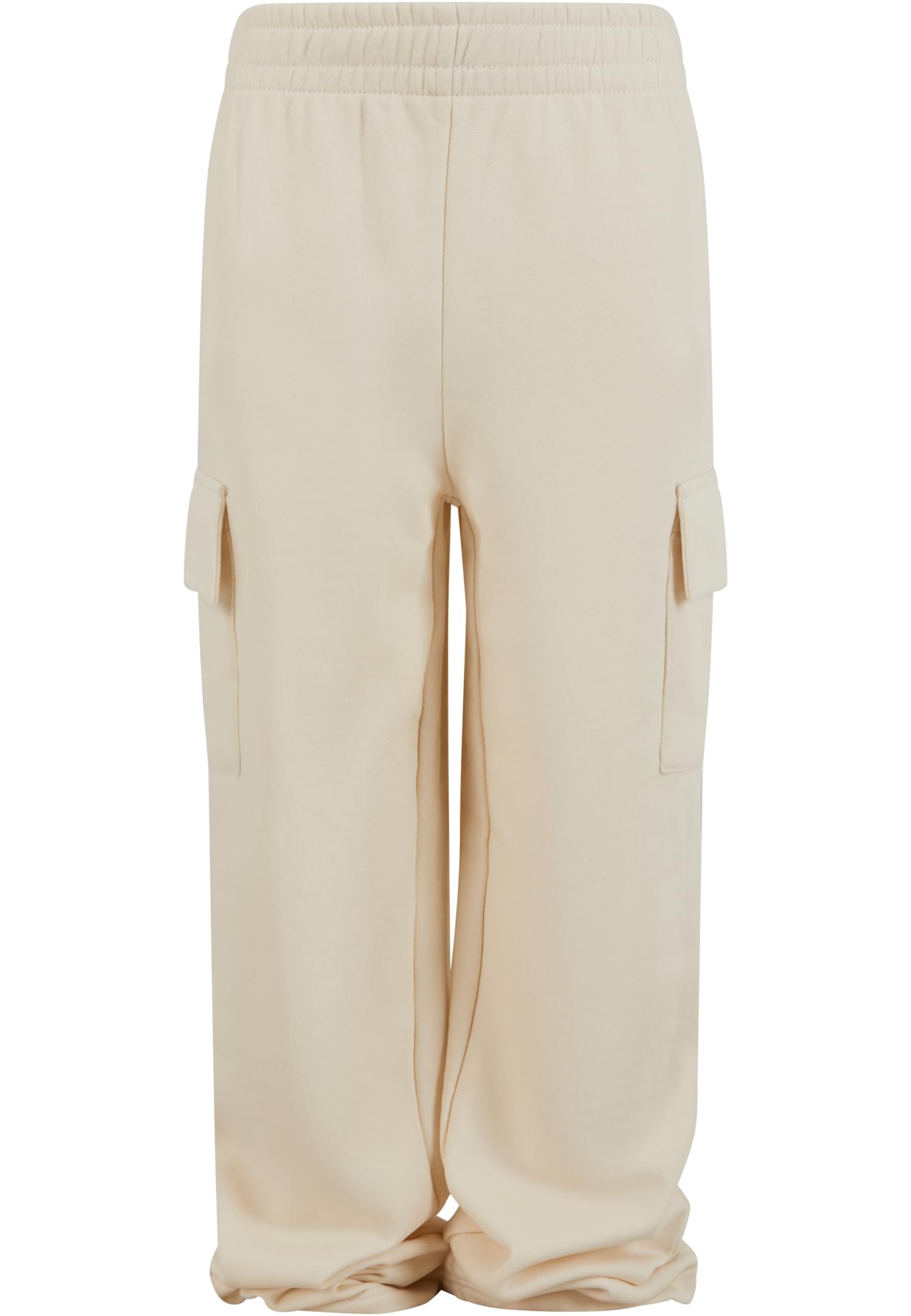 Urban Classics Kids Pantaloni Baggy Light Terry Sweat whitesand