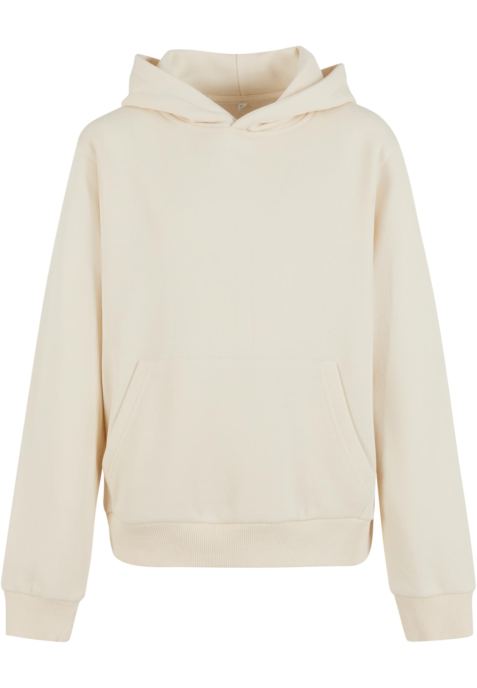Urban Classics Kids Felpa con cappuccio Light Terry Oversized whitesand