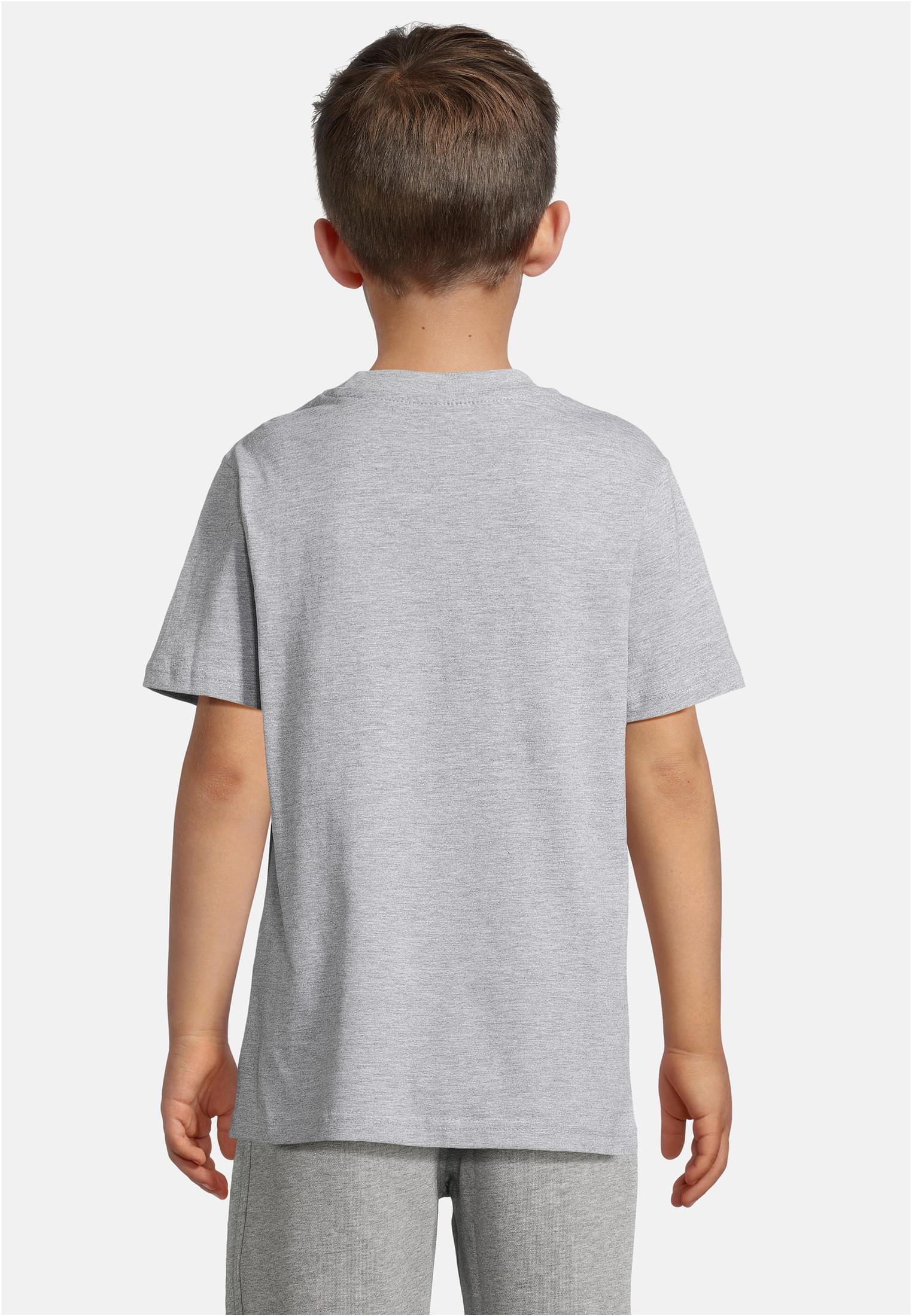 Urban Classics Kids Maglietta Pack kurzarm Los Angeles Compton white+heathergrey