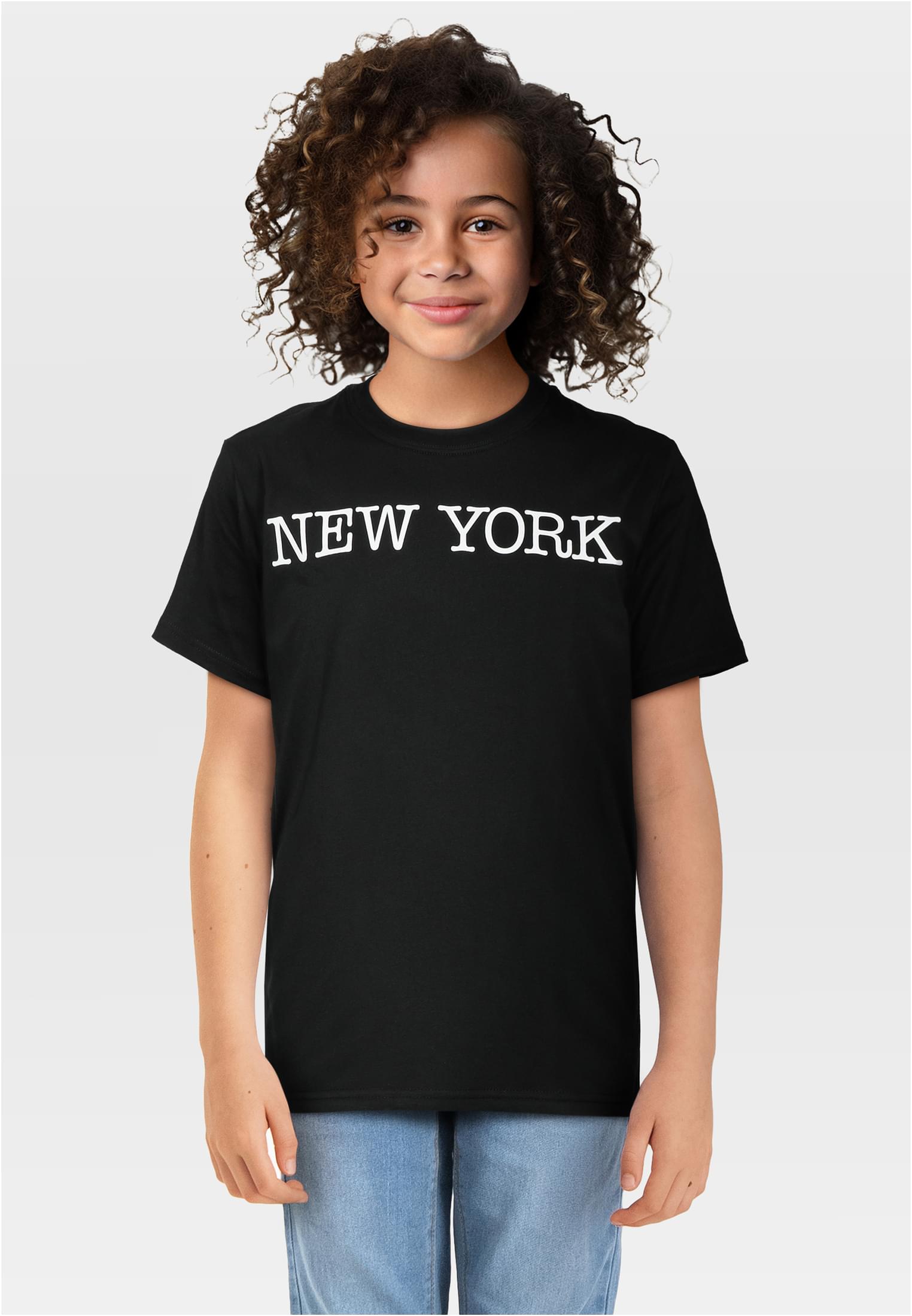 Urban Classics Kids Maglietta Pack kurzarm New York Los Angeles Butterfly