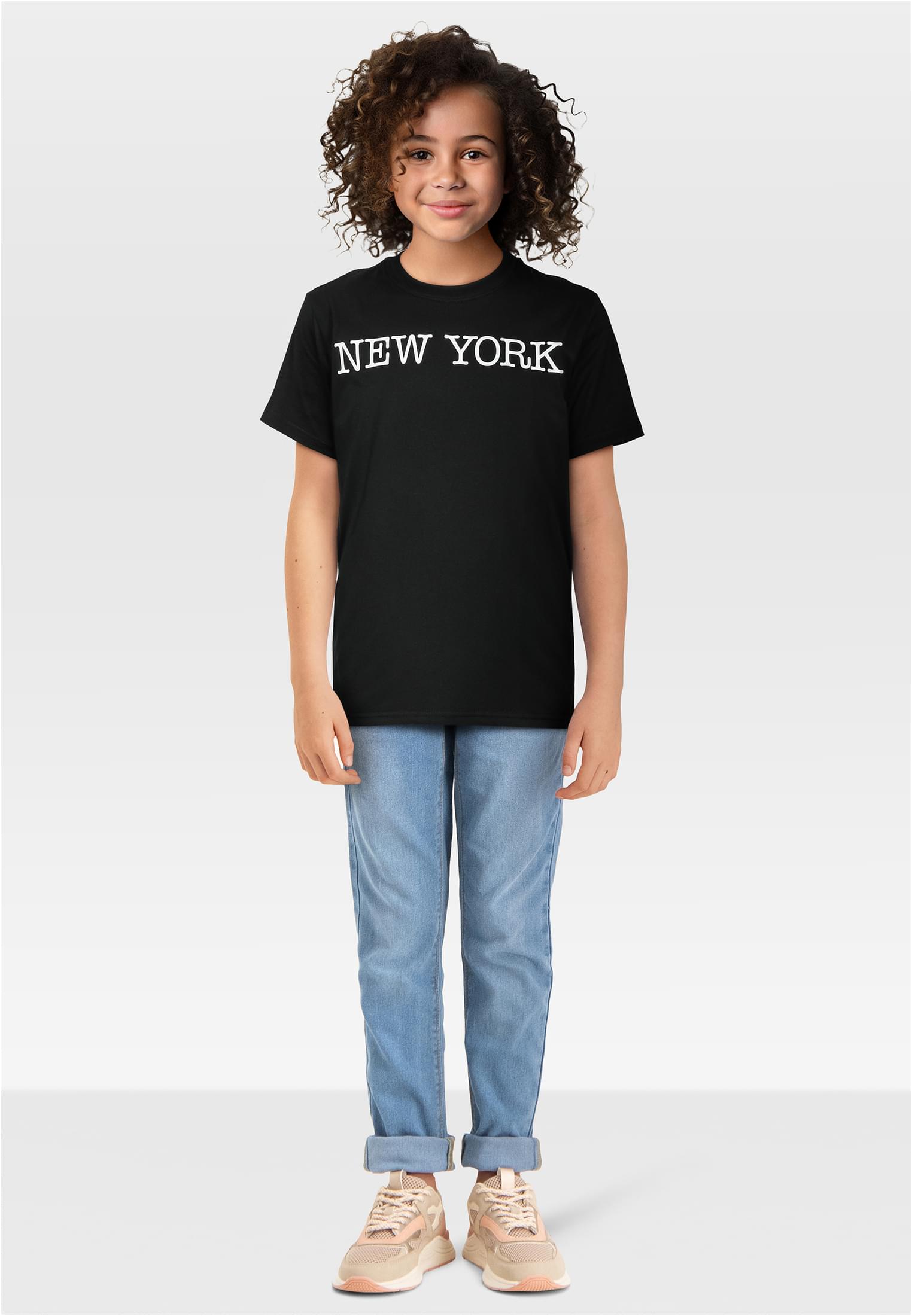 Urban Classics Kids Maglietta Pack kurzarm New York Los Angeles Butterfly