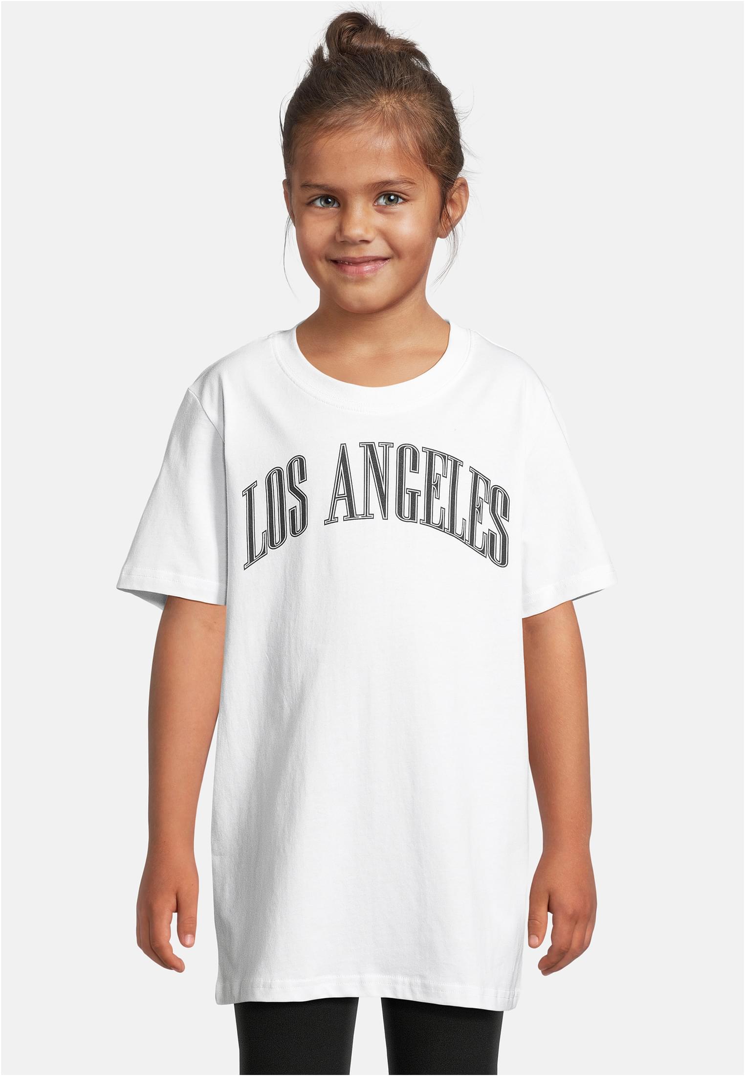Urban Classics Maglietta Pack kurzarm New York Los Angeles College white+softsalvia