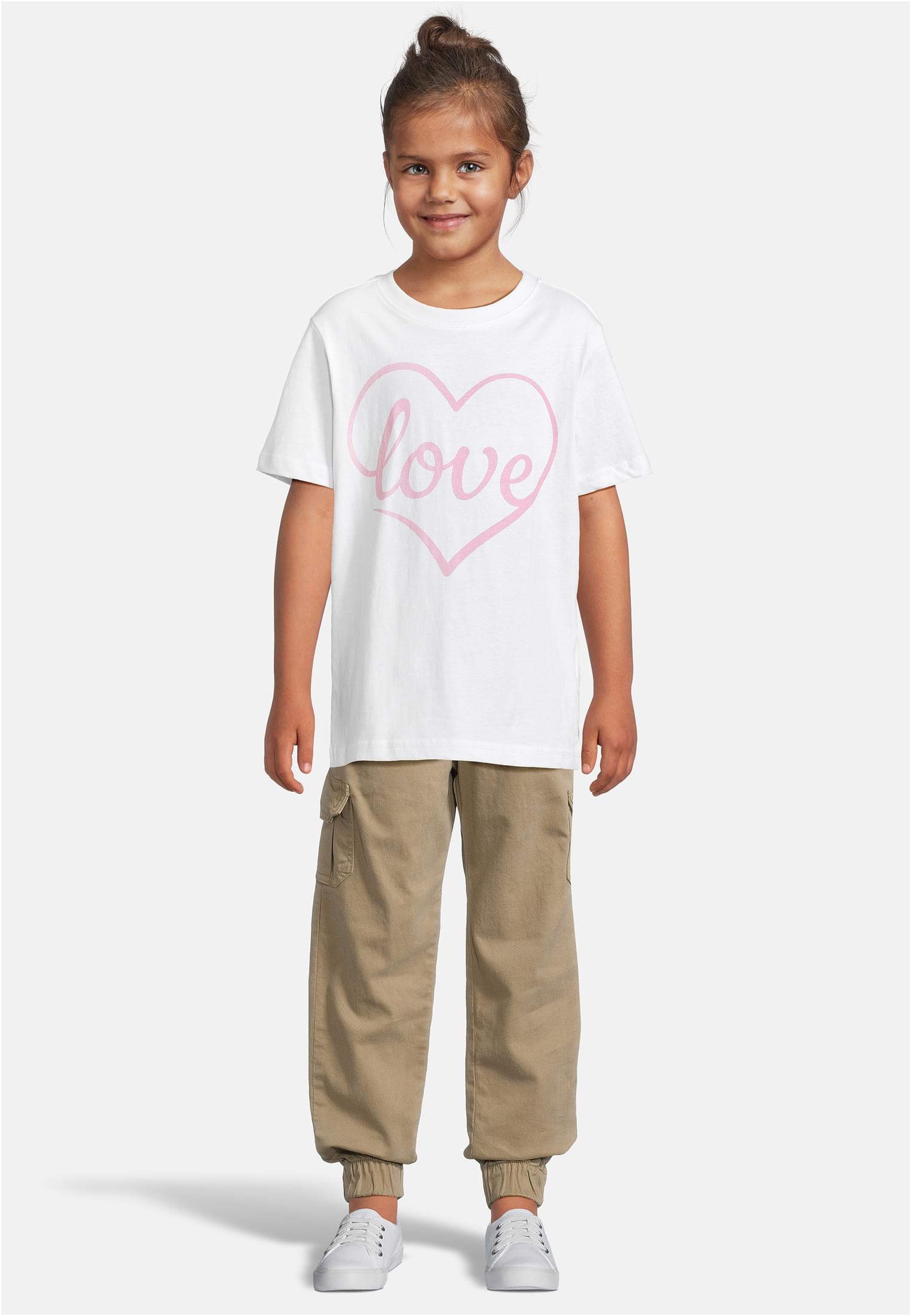 Urban Classics Maglietta Pack kurzarm Love Heart Flying Butterfly white+marshmallow