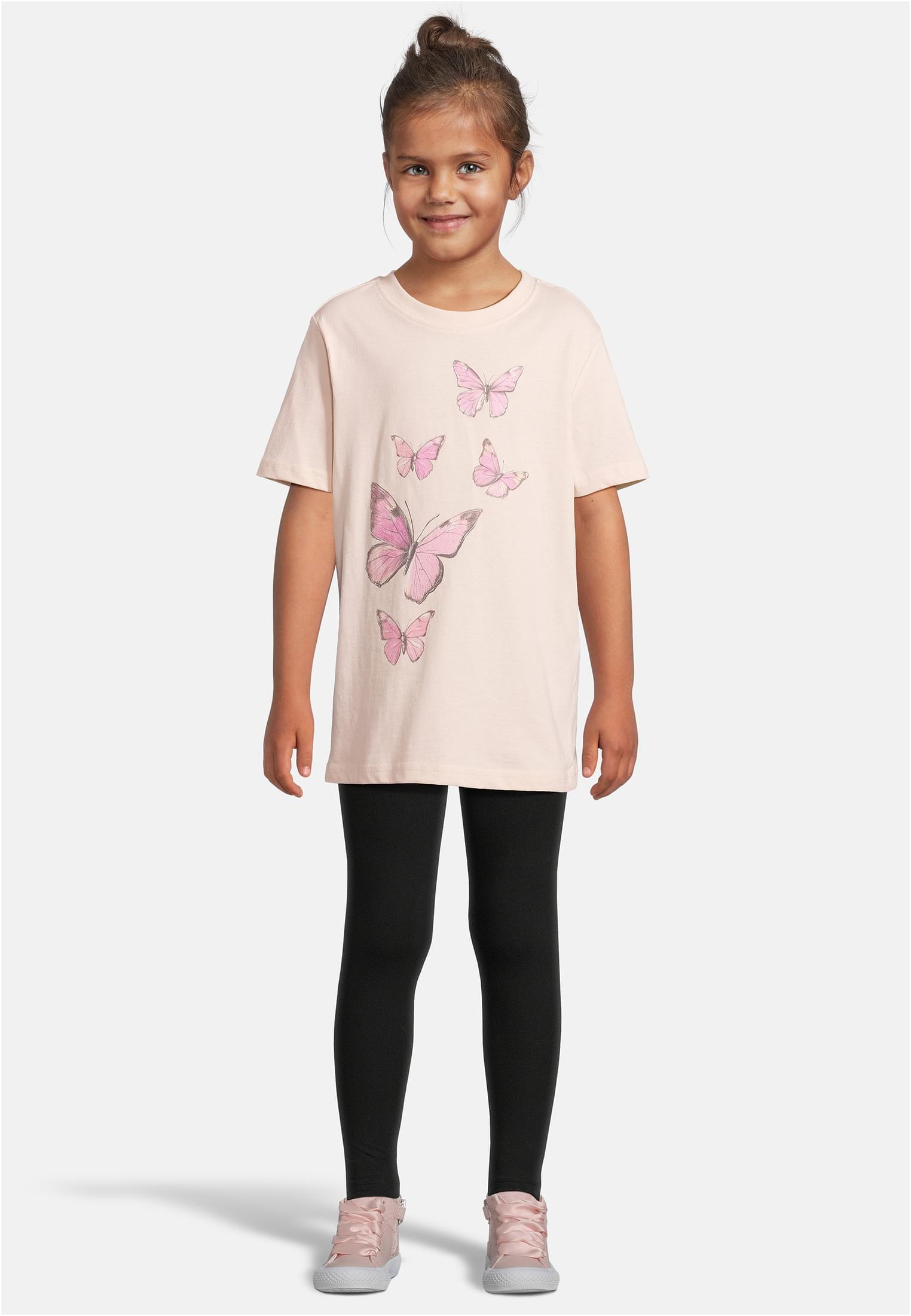 Urban Classics Maglietta Pack kurzarm Love Heart Flying Butterfly white+marshmallow