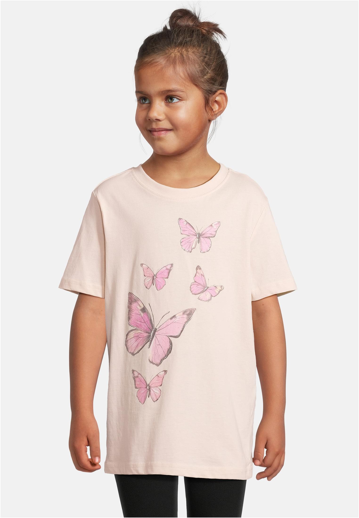 Urban Classics Maglietta Pack kurzarm Love Heart Flying Butterfly white+marshmallow