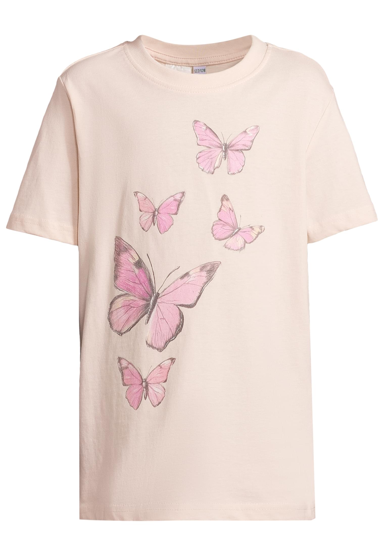 Urban Classics Maglietta Pack kurzarm Love Heart Flying Butterfly white+marshmallow