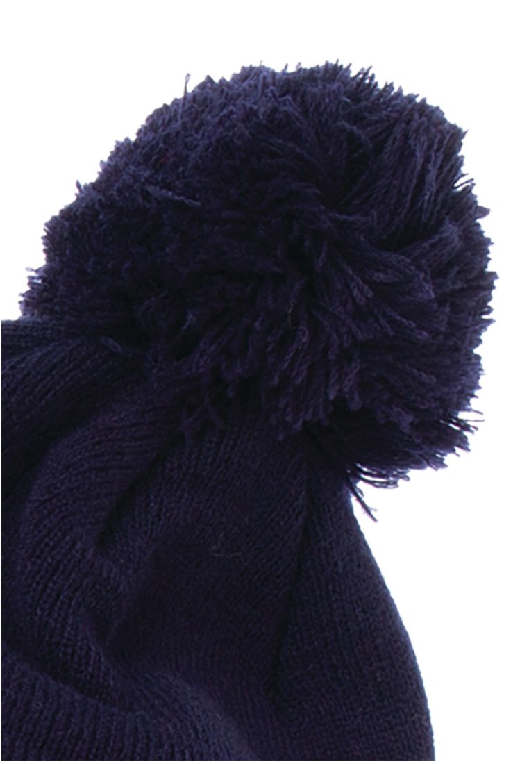 Cuffed Pom Pom Knit Beanie - - TTU1501P - 65