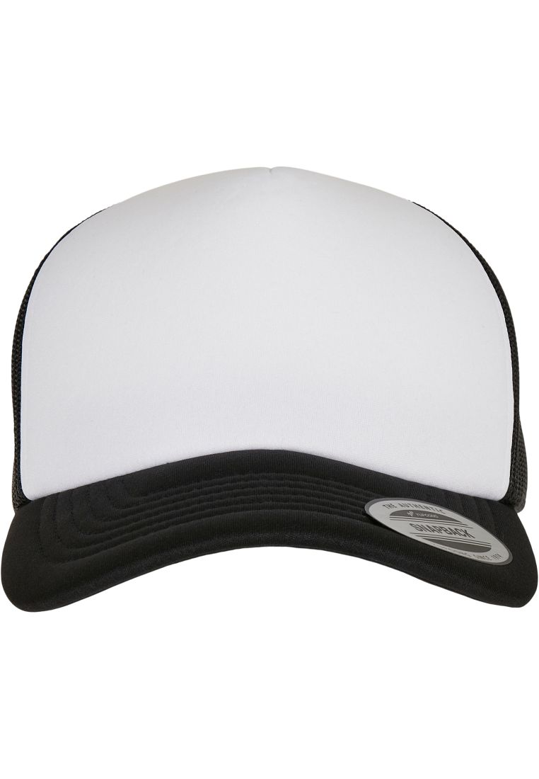 YP Classics® Curved Foam Trucker Cap – White Front