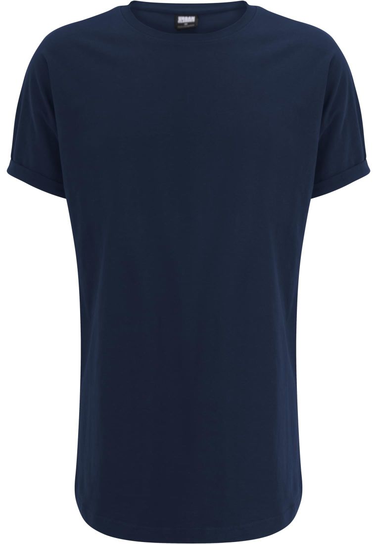 Long Shaped Turnup Tee - Mens t-shirts - TTUAZTB1561 - 32