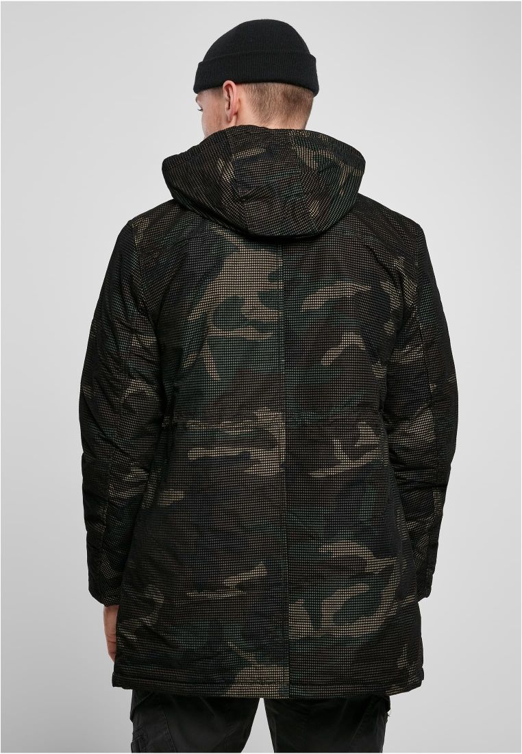 Grid-Camo Parka - Mens Jackets - TTUBD3168 - 5