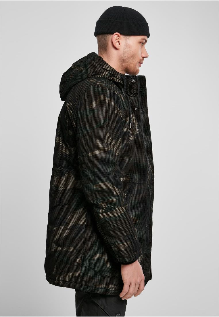 Grid-Camo Parka - Mens Jackets - TTUBD3168 - 6