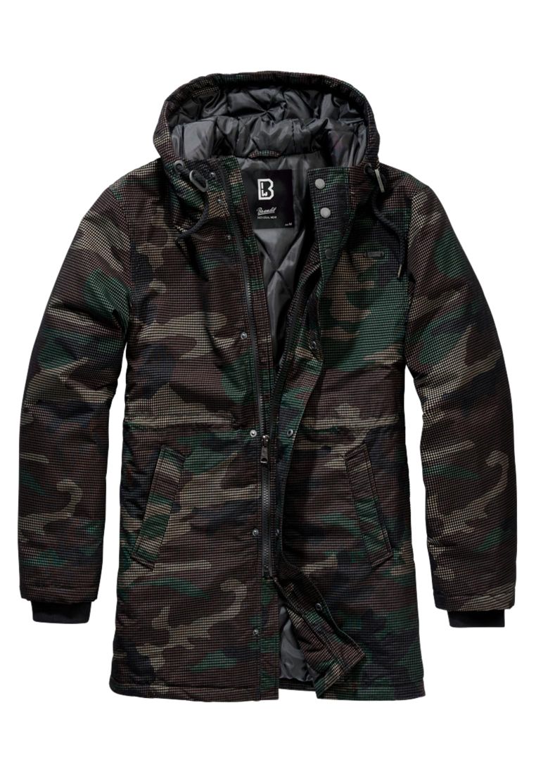 Grid-Camo Parka - Mens Jackets - TTUBD3168 - 9