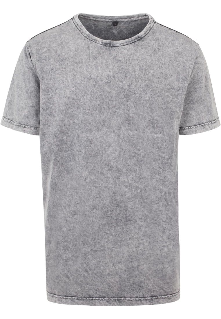 Acid Washed Tee grey black XXL