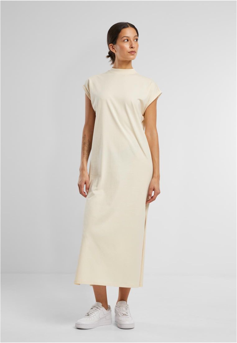 Ladies Long Extended Shoulder Dress